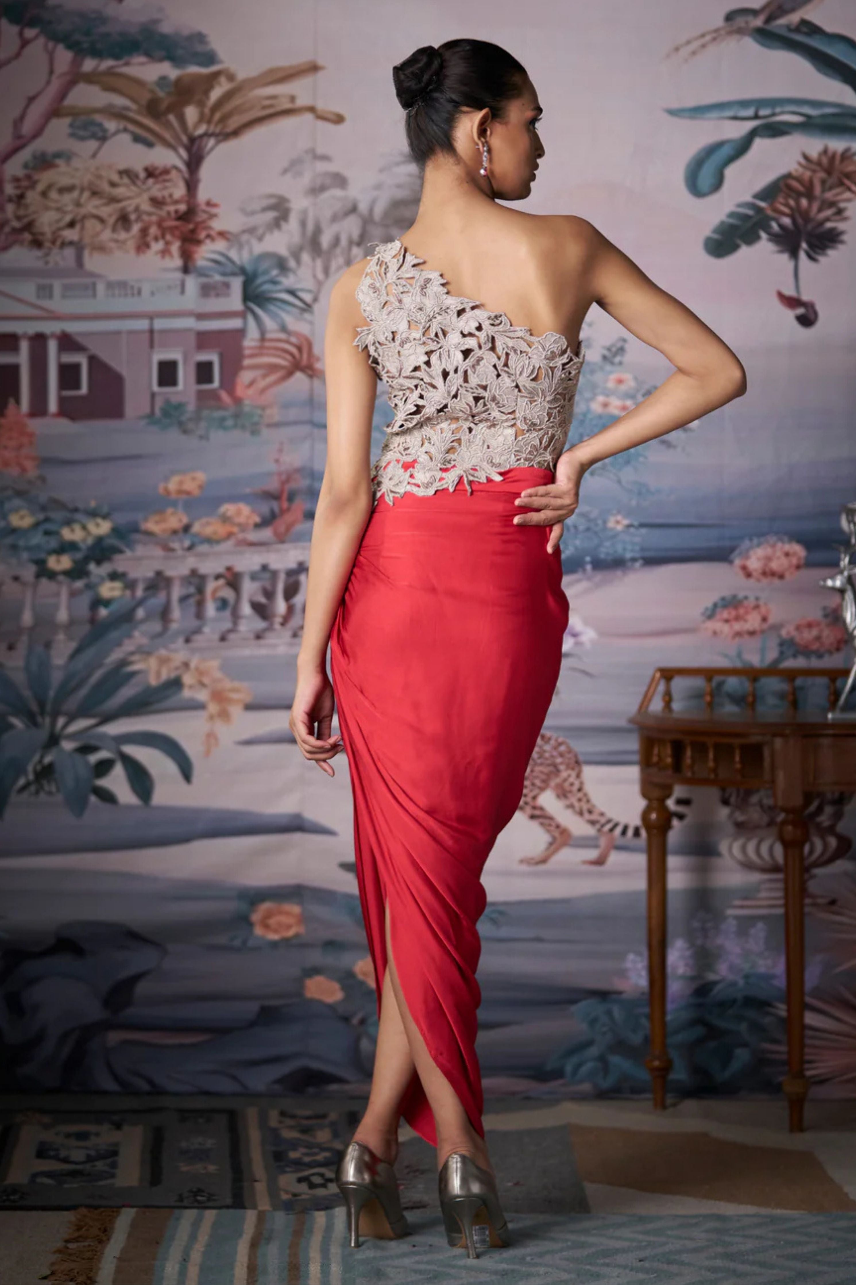 Wild Rosé Skirt Set