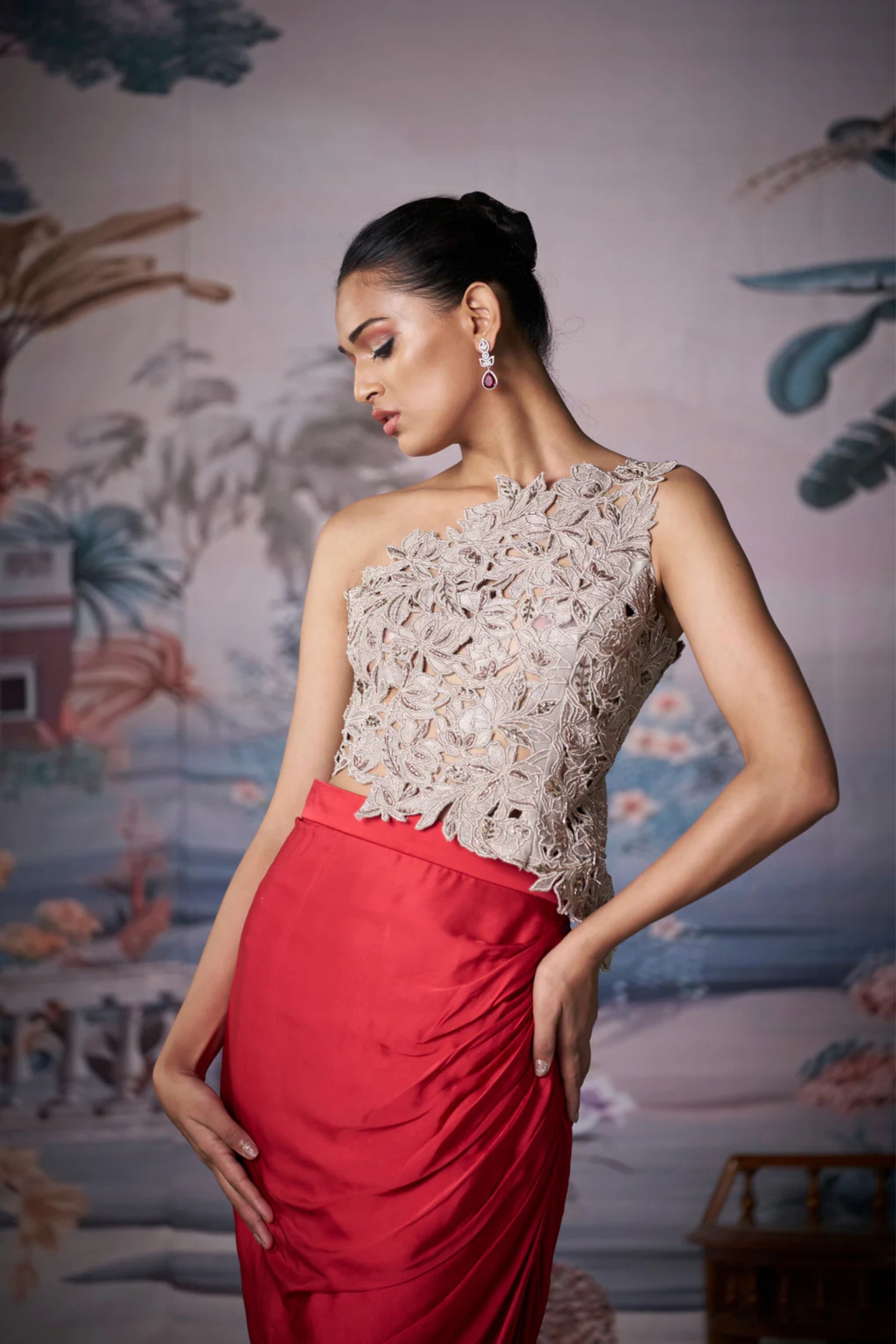 Wild Rosé Skirt Set