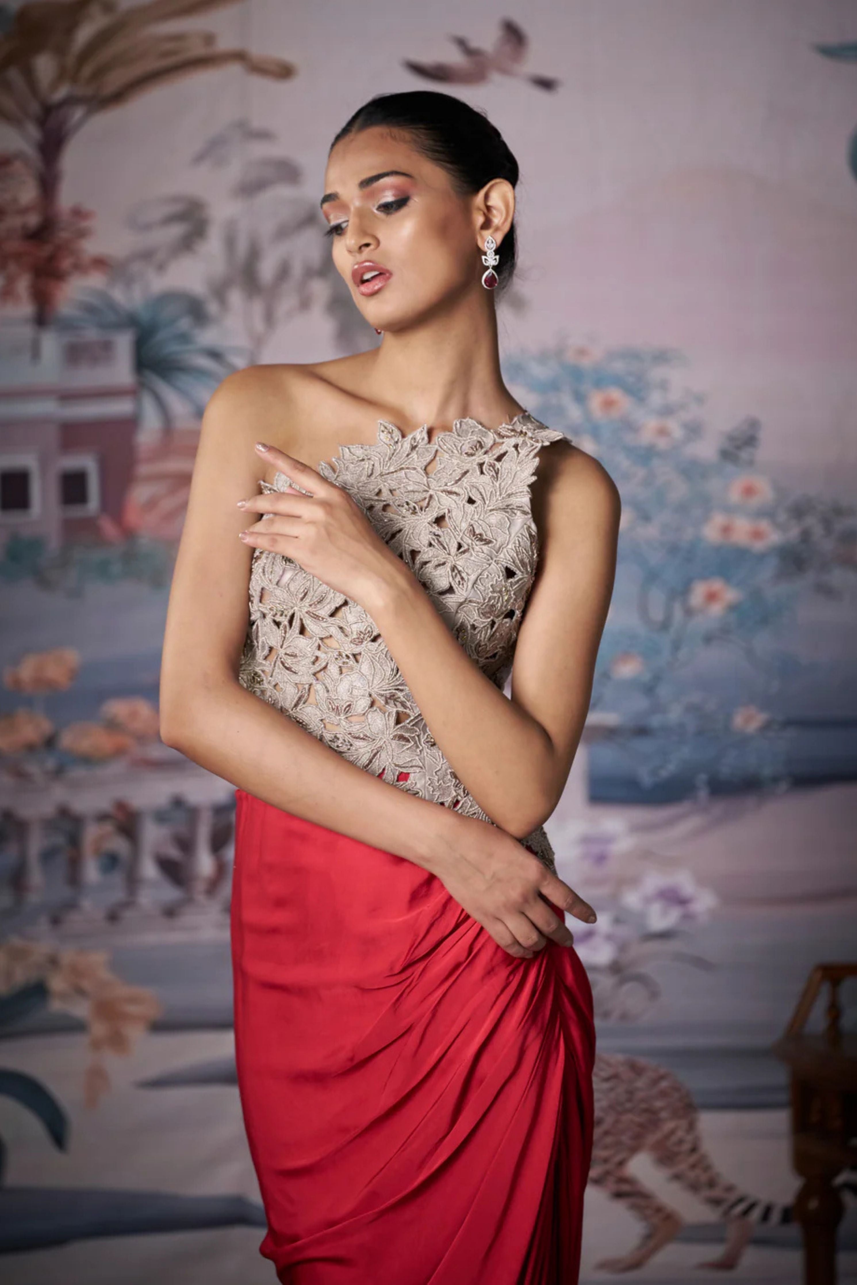 Wild Rosé Skirt Set