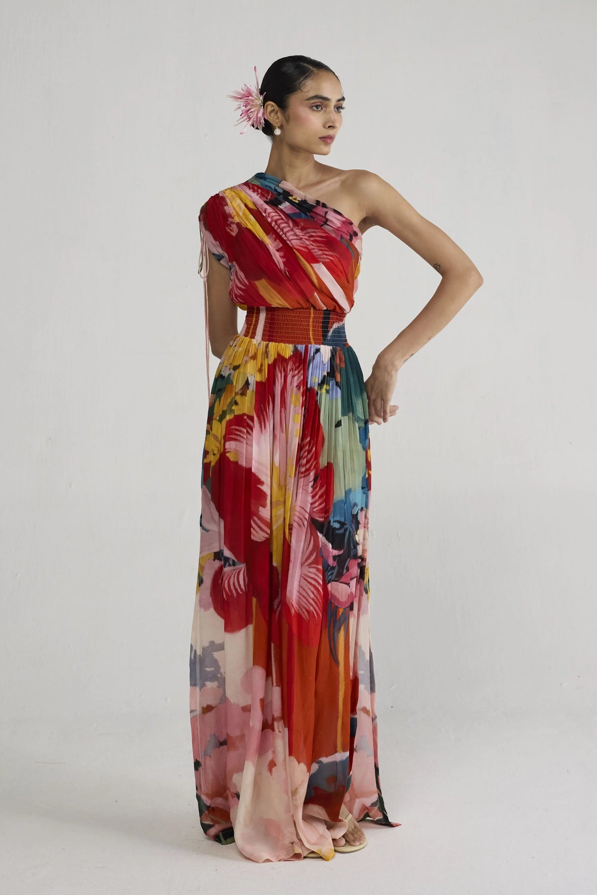 Obu One Shoulder Dress