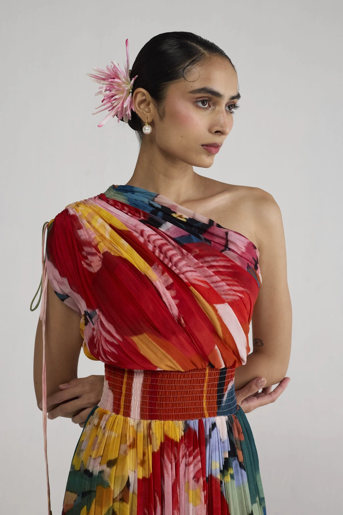 Obu One Shoulder Dress