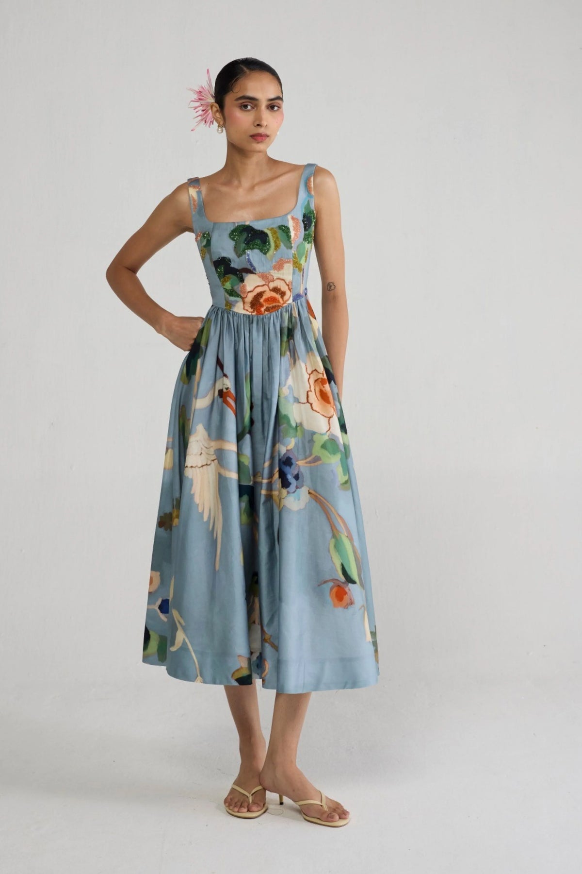 Assagao Embroidered Dress