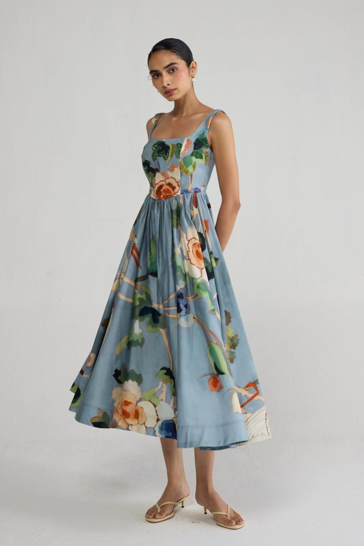 Assagao Embroidered Dress