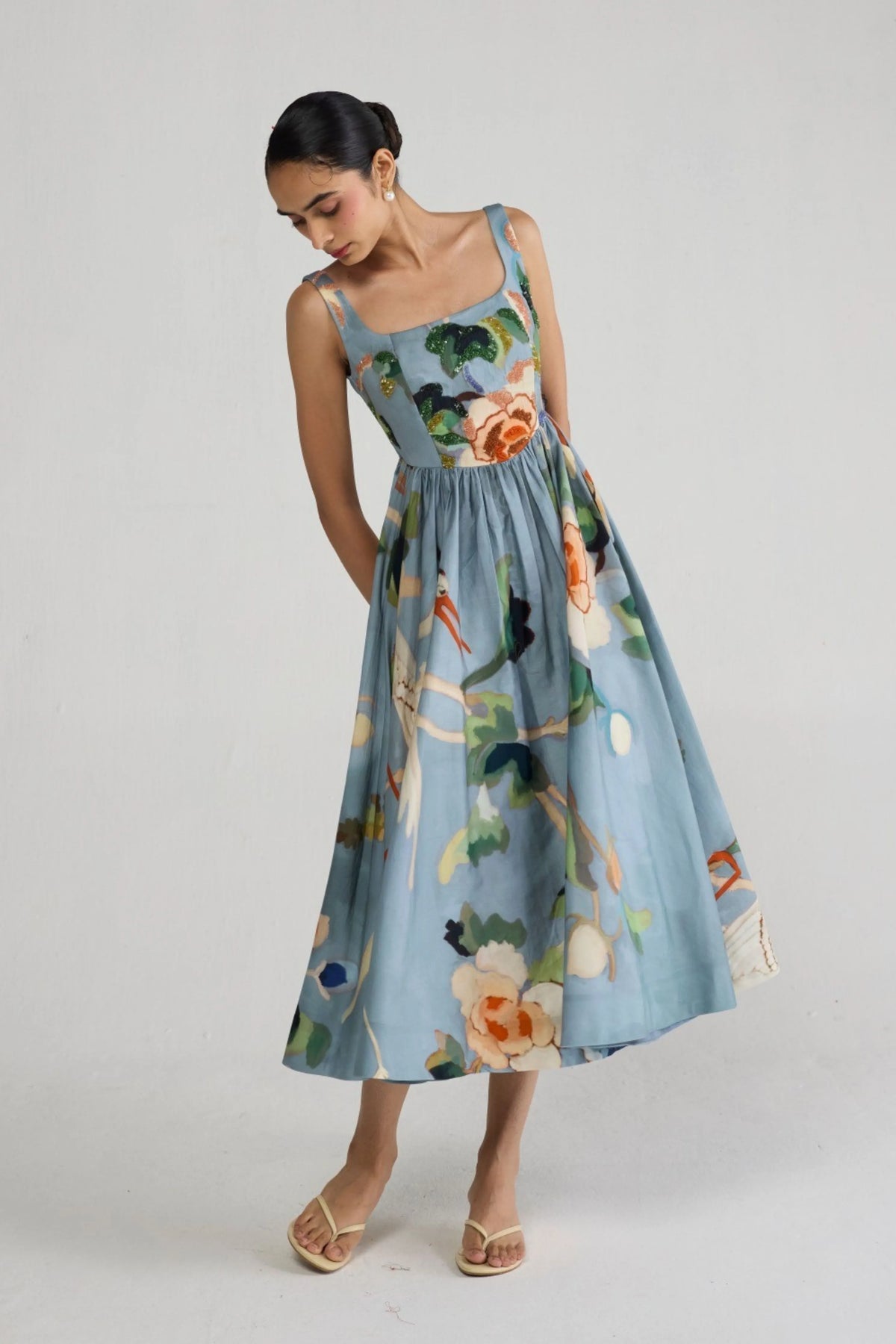 Assagao Embroidered Dress