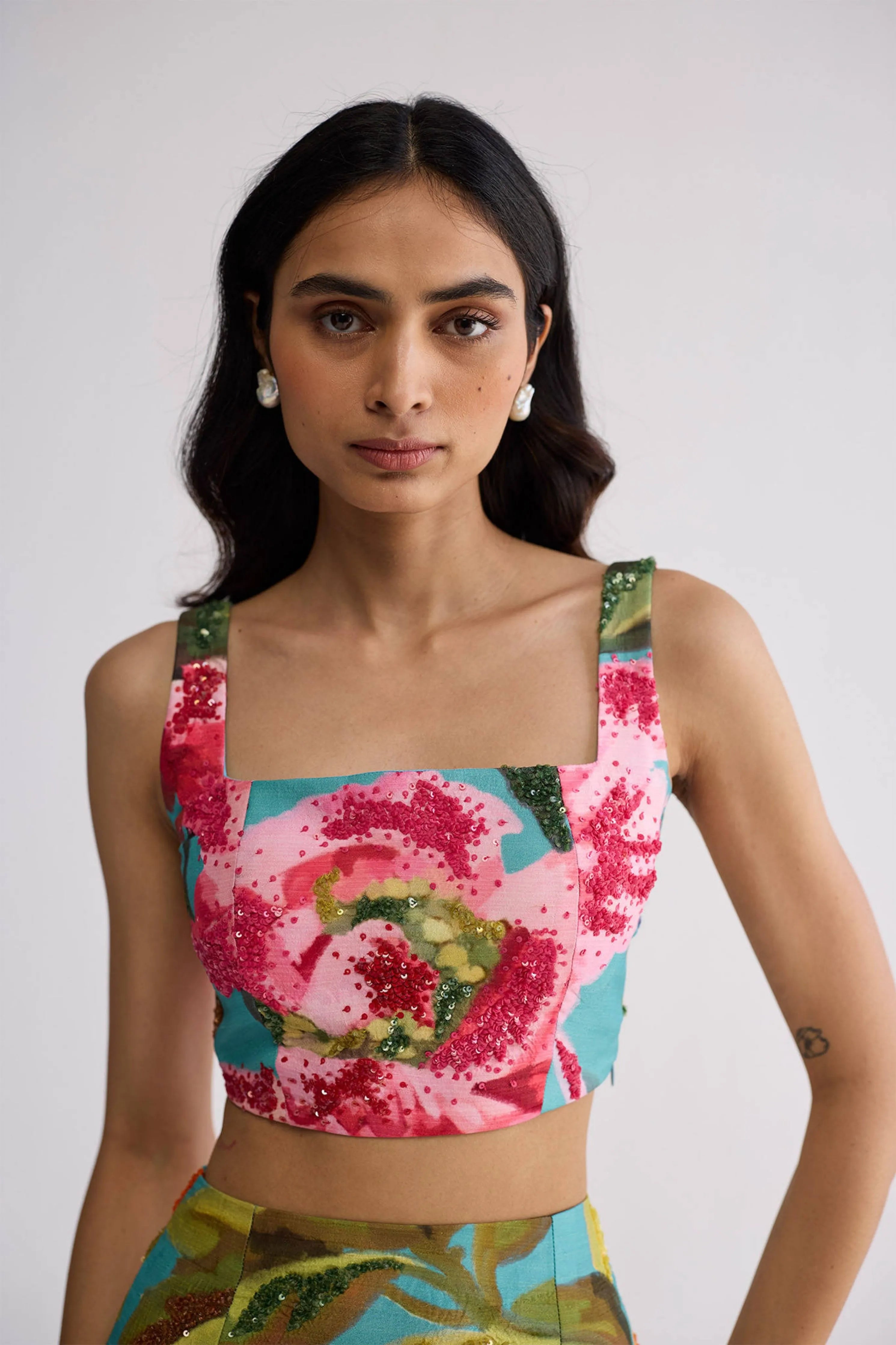 Campari Embroidered Co-Ord Set