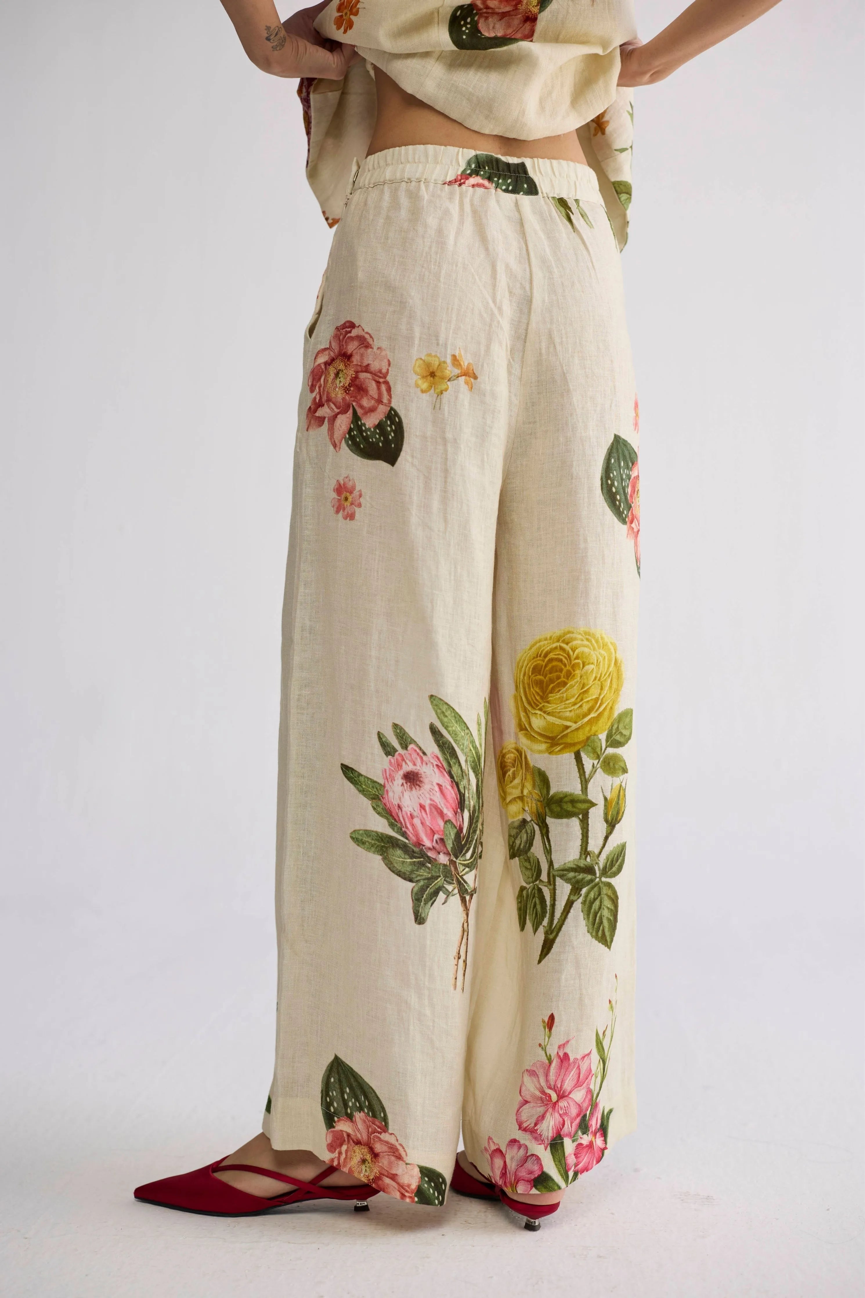 Primavera Panelled Waistcoat & Pants Set