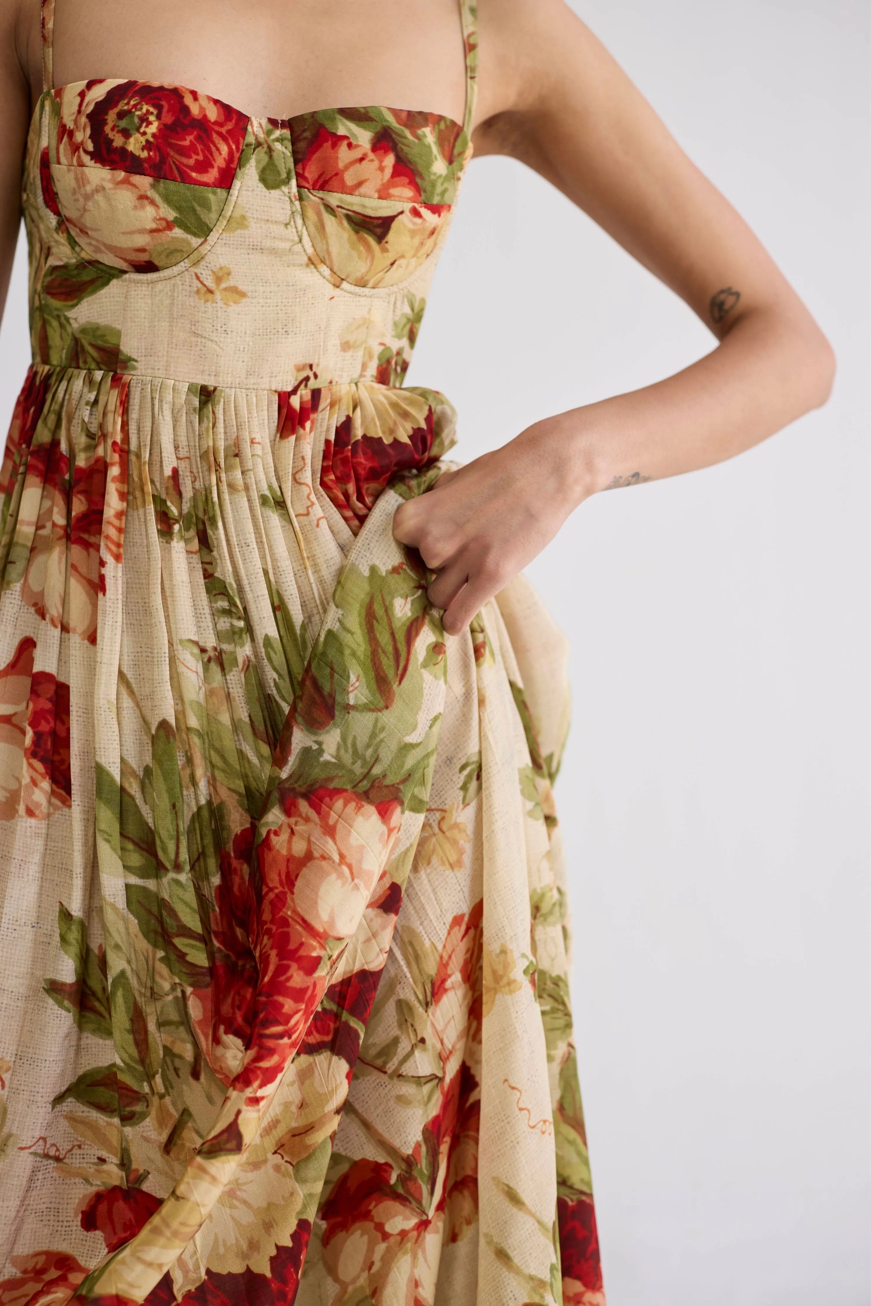 Sama Crepe Bralette Dress