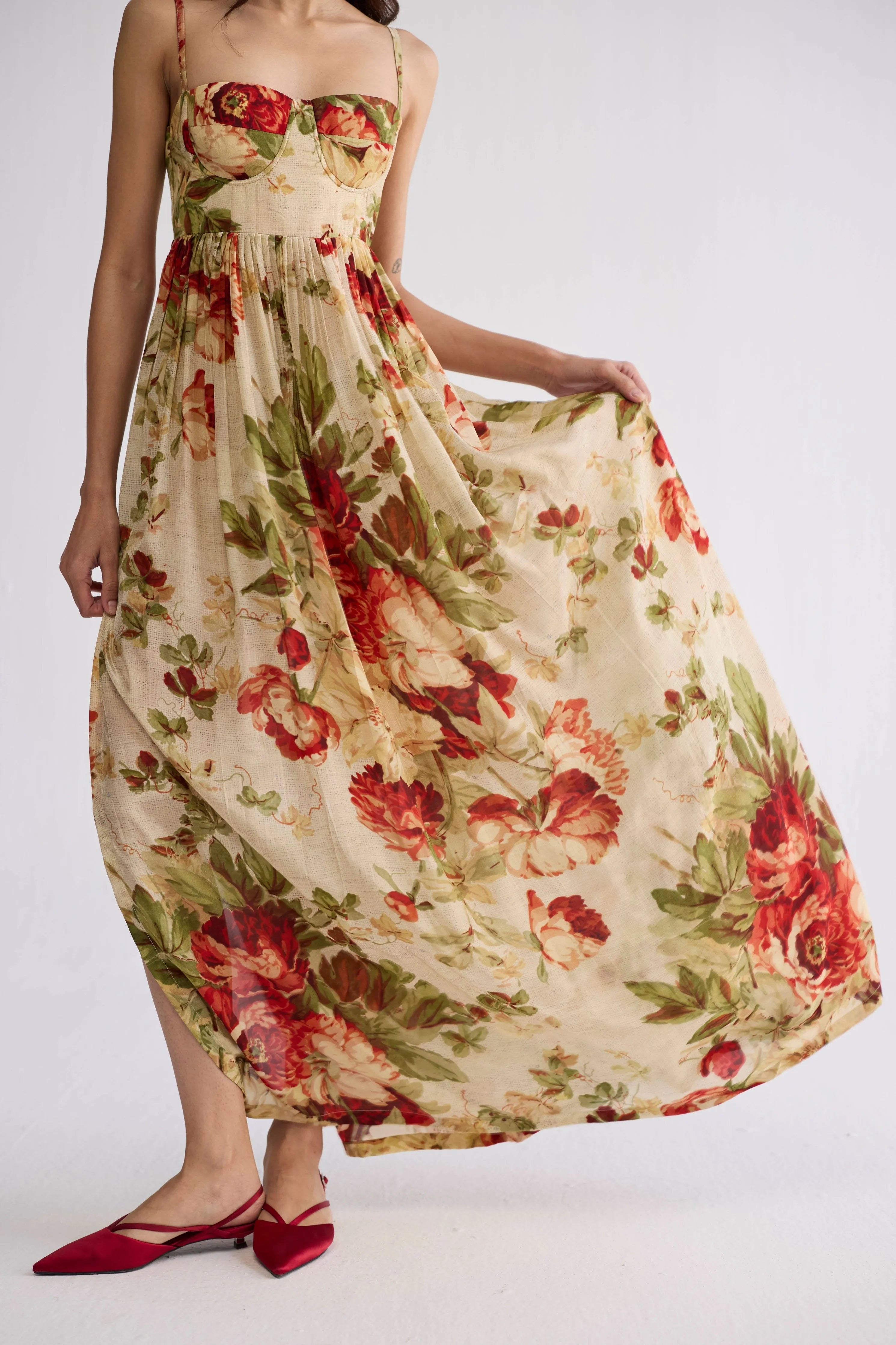 Sama Crepe Bralette Dress