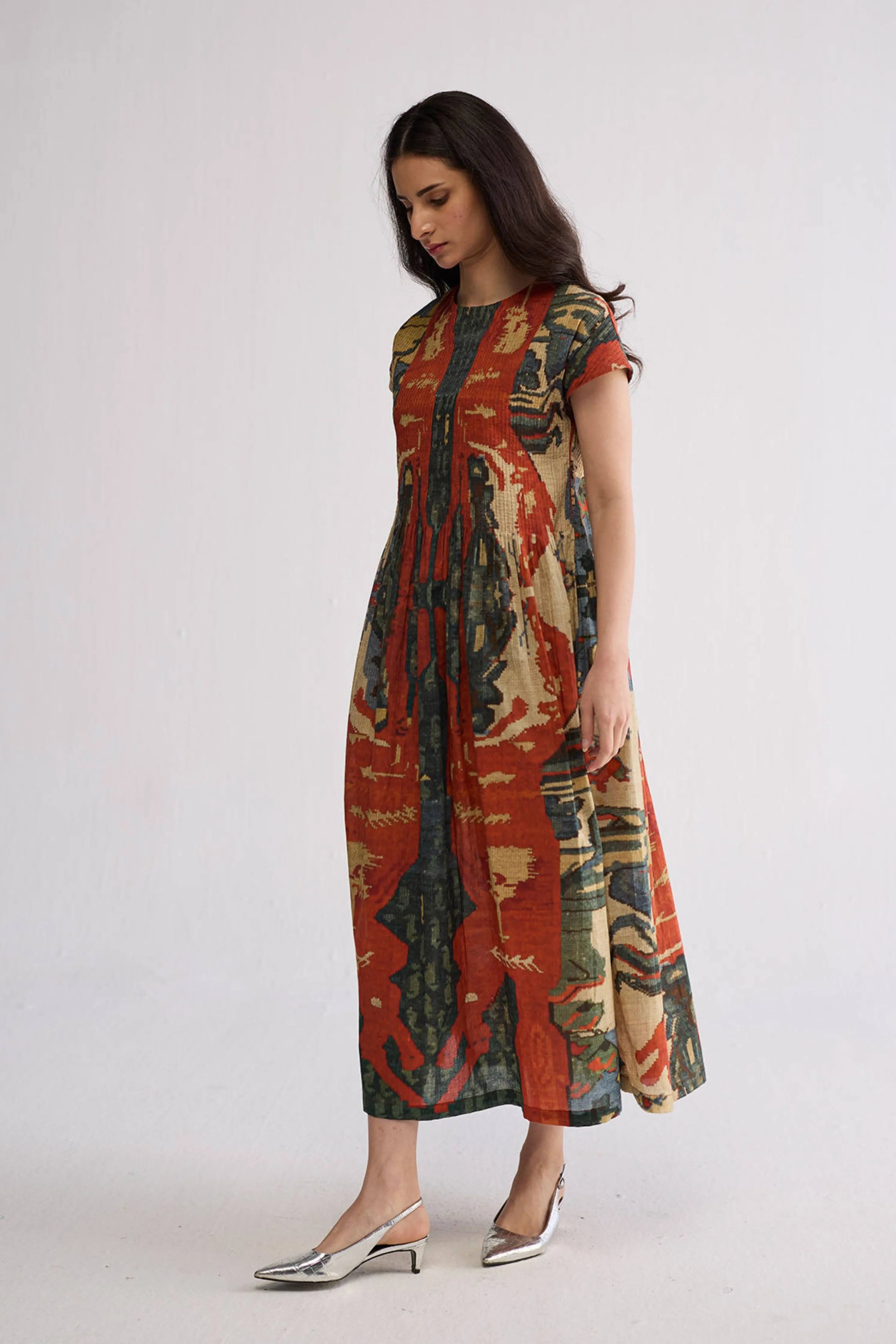 Alo Cotton Pintucks Dress