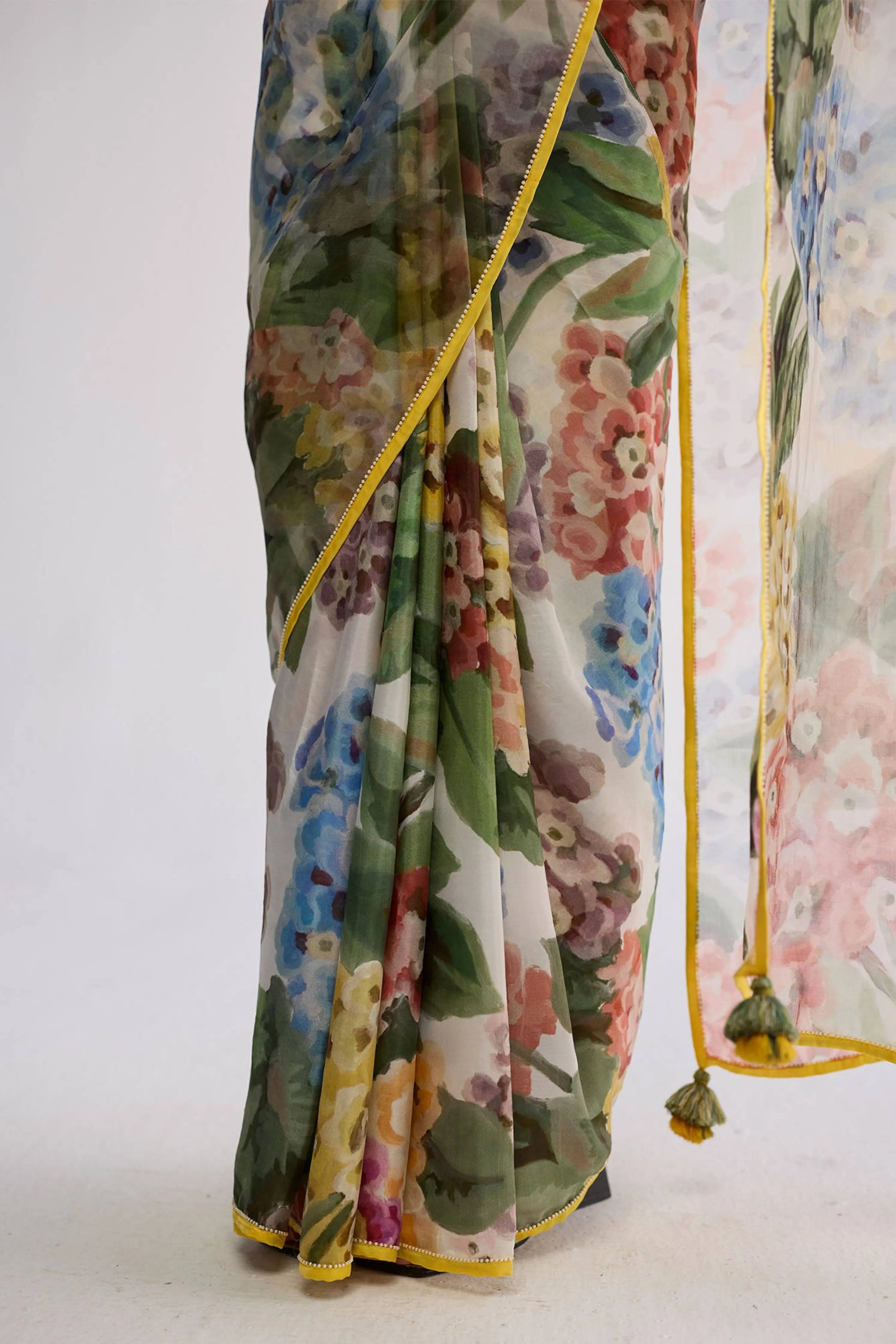 Veranda Silk & Organza Saree
