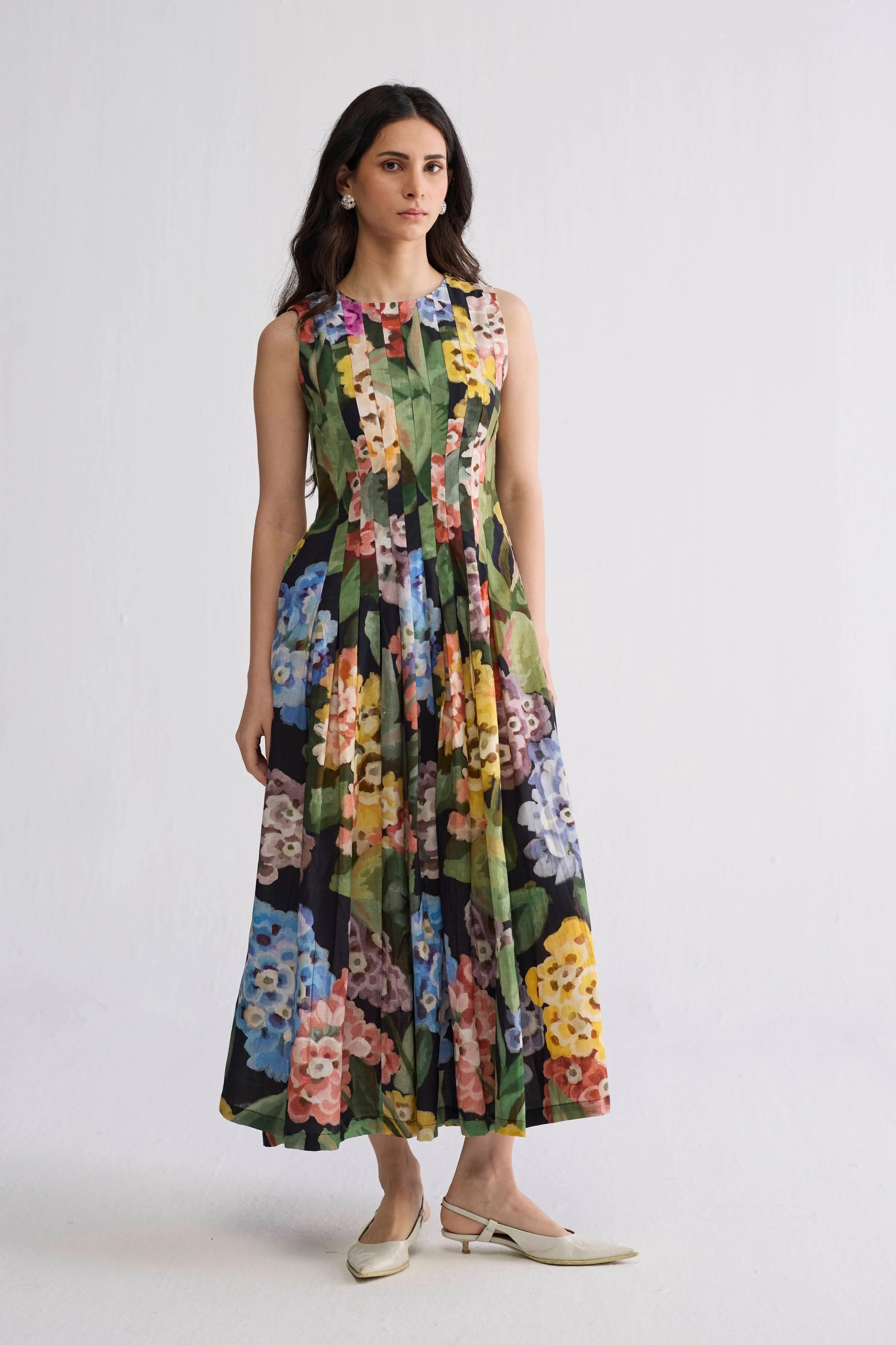 Rain Pleated Dress