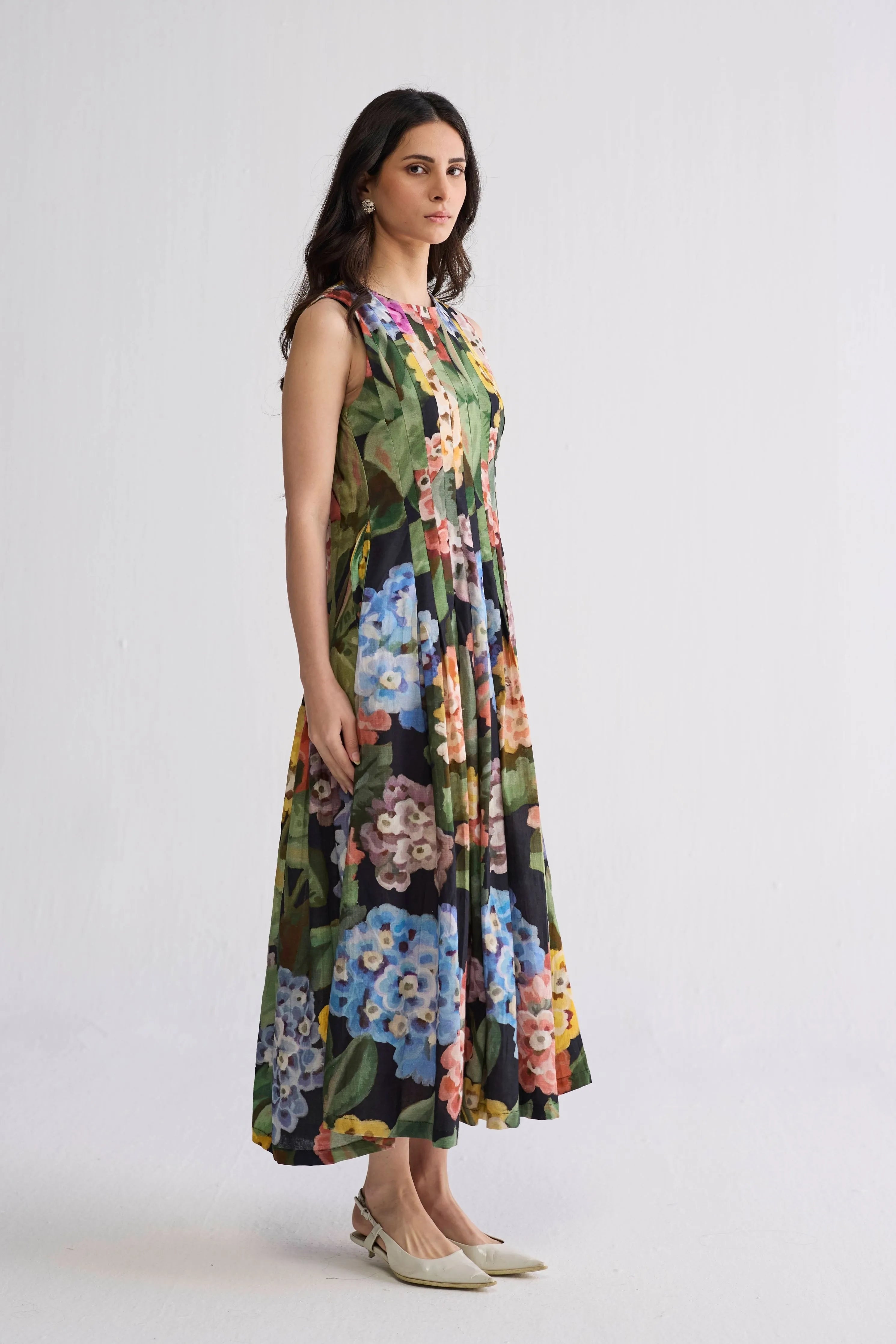 Rain Pleated Dress