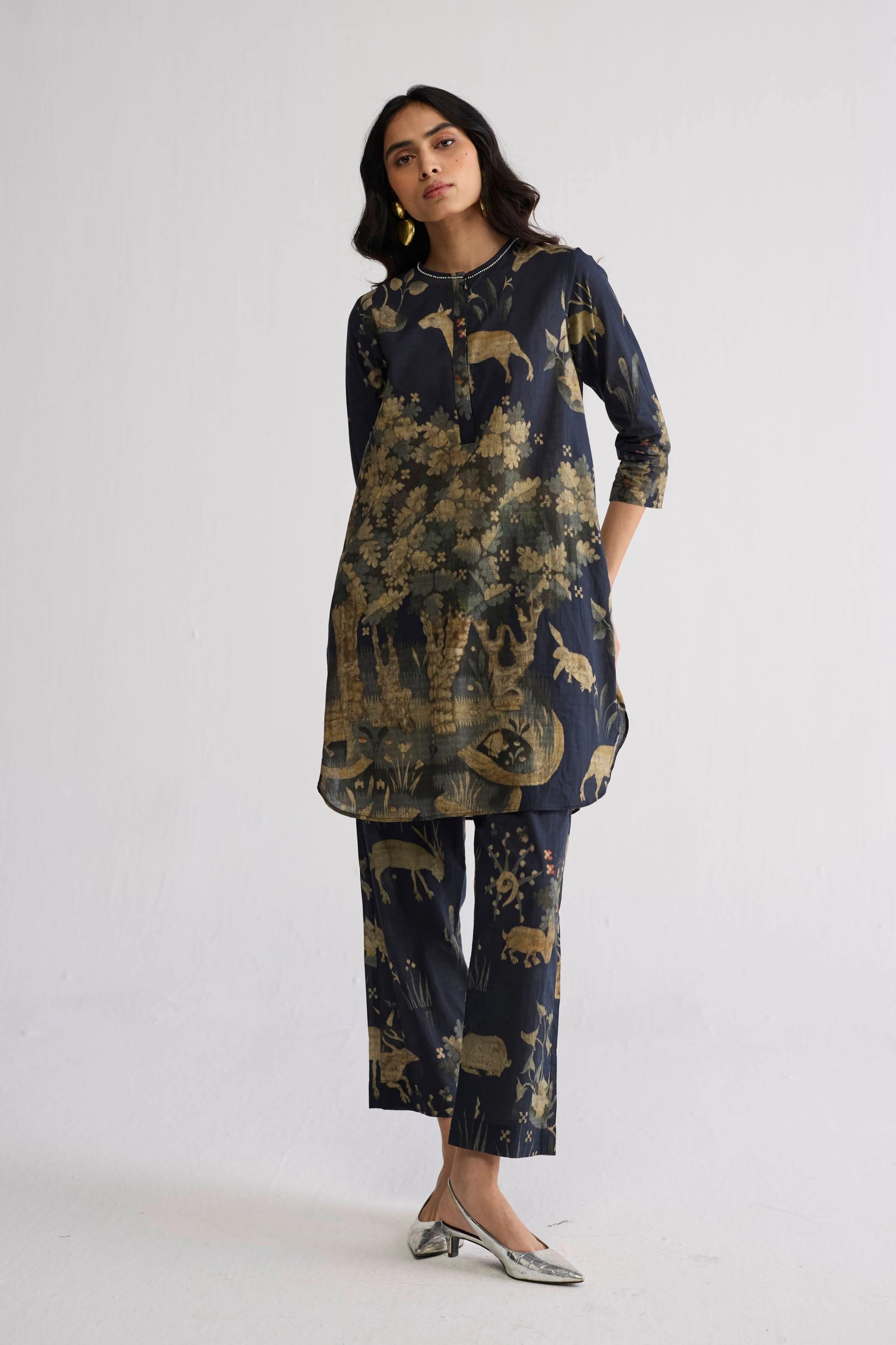 Banyan Short Kurta Set