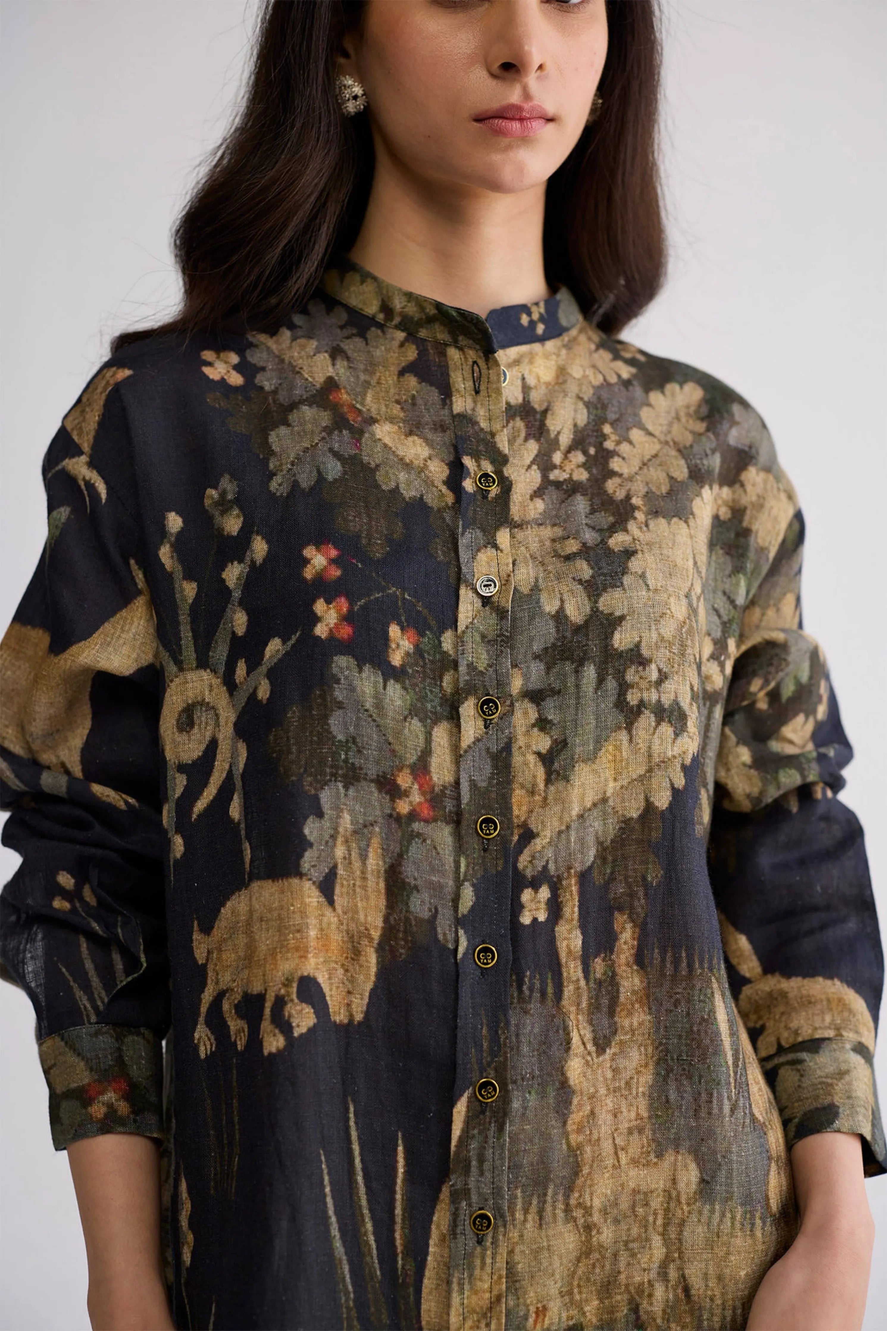 Banyan Linen Shirt Dress