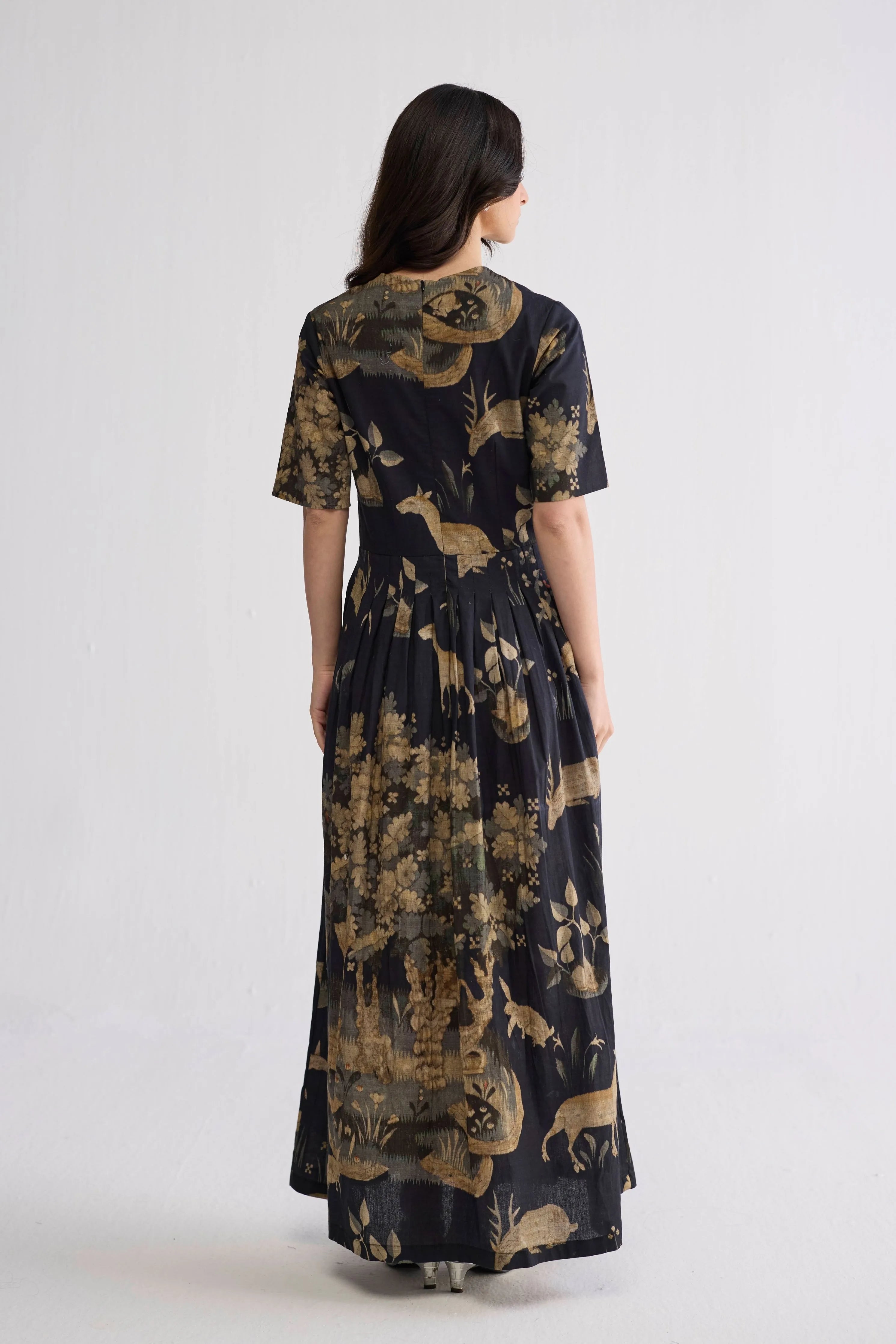 Banyan Half Pleated Dress