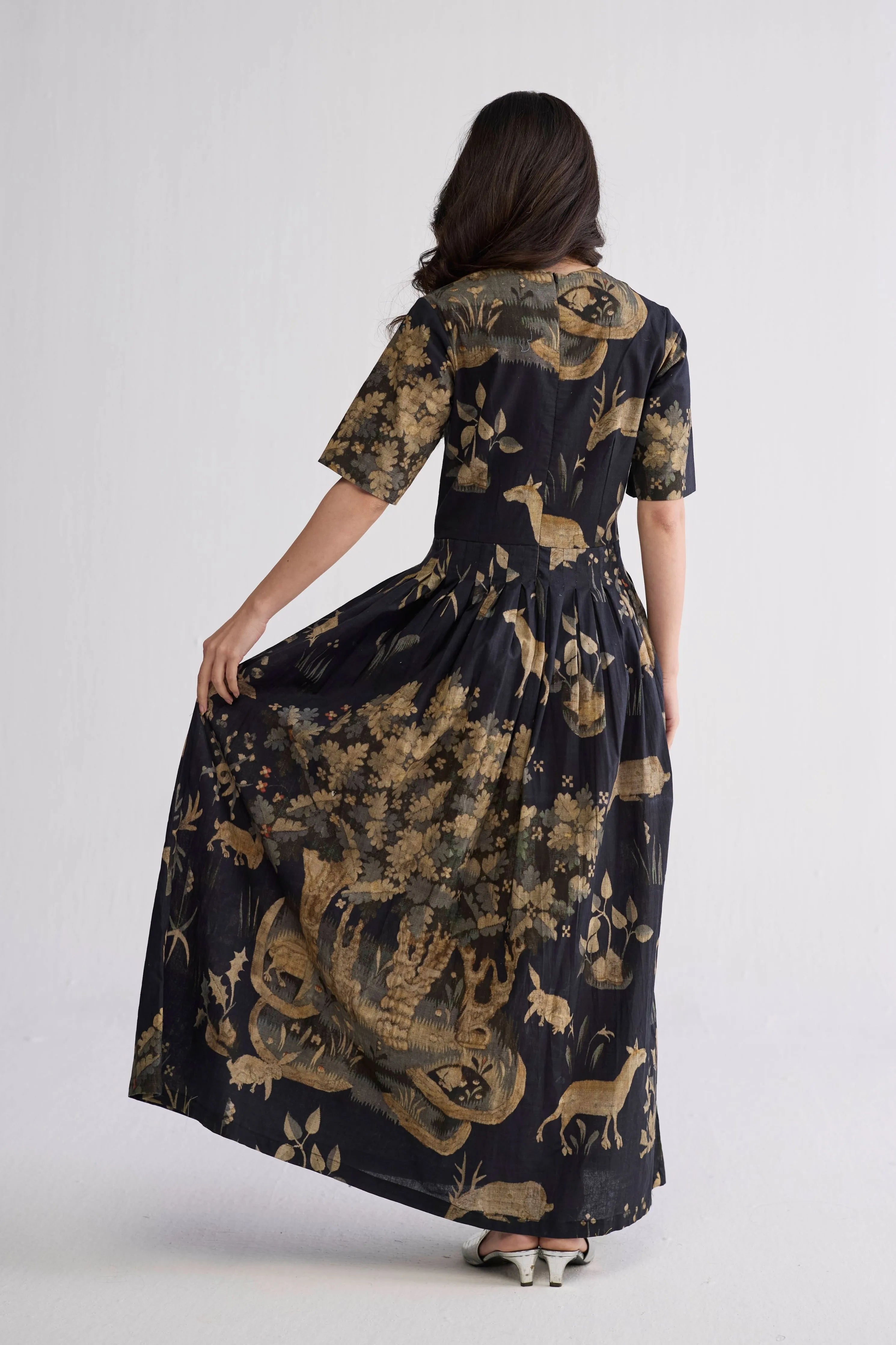 Banyan Half Pleated Dress