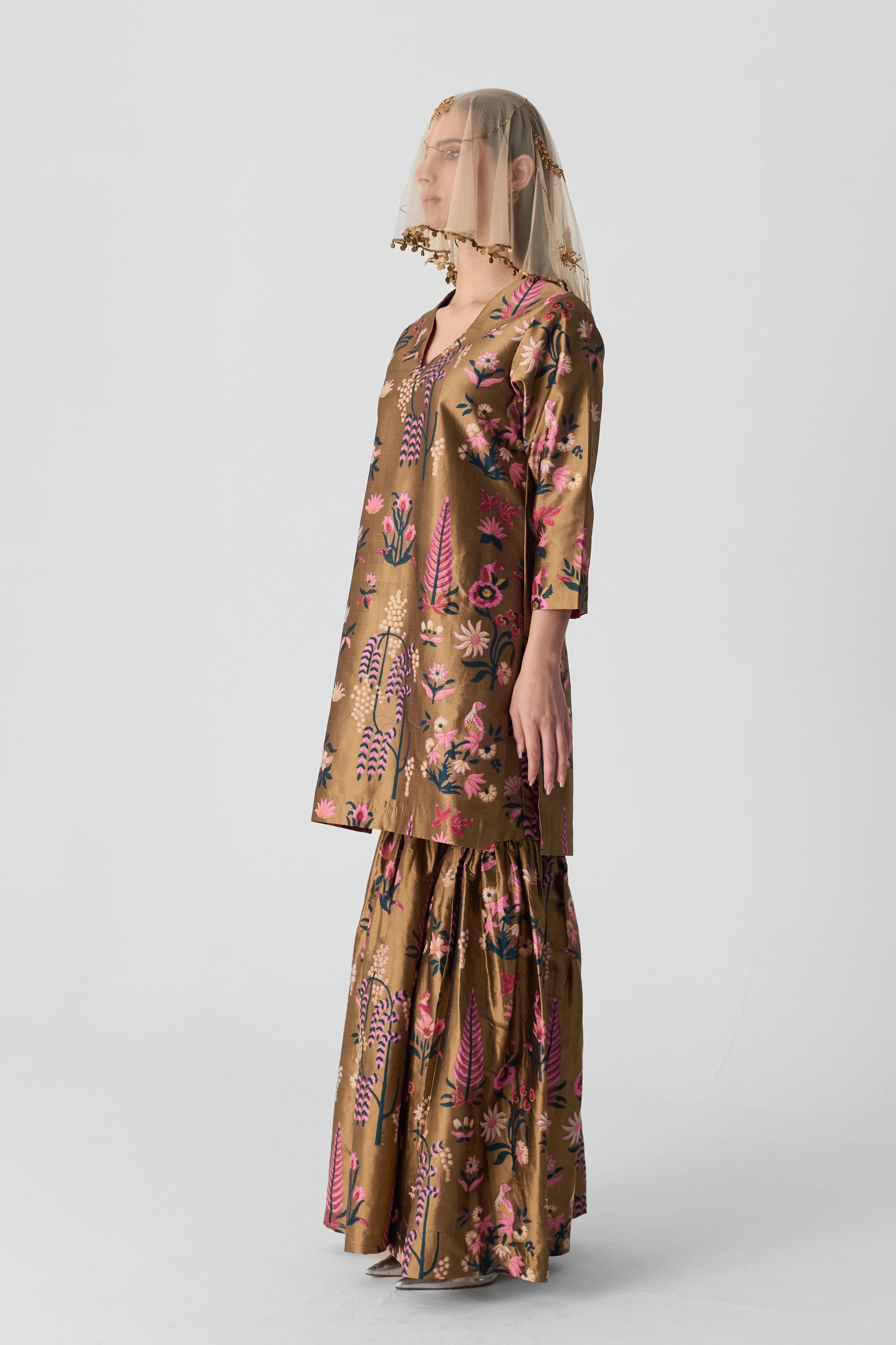 Bahar Sharara Set