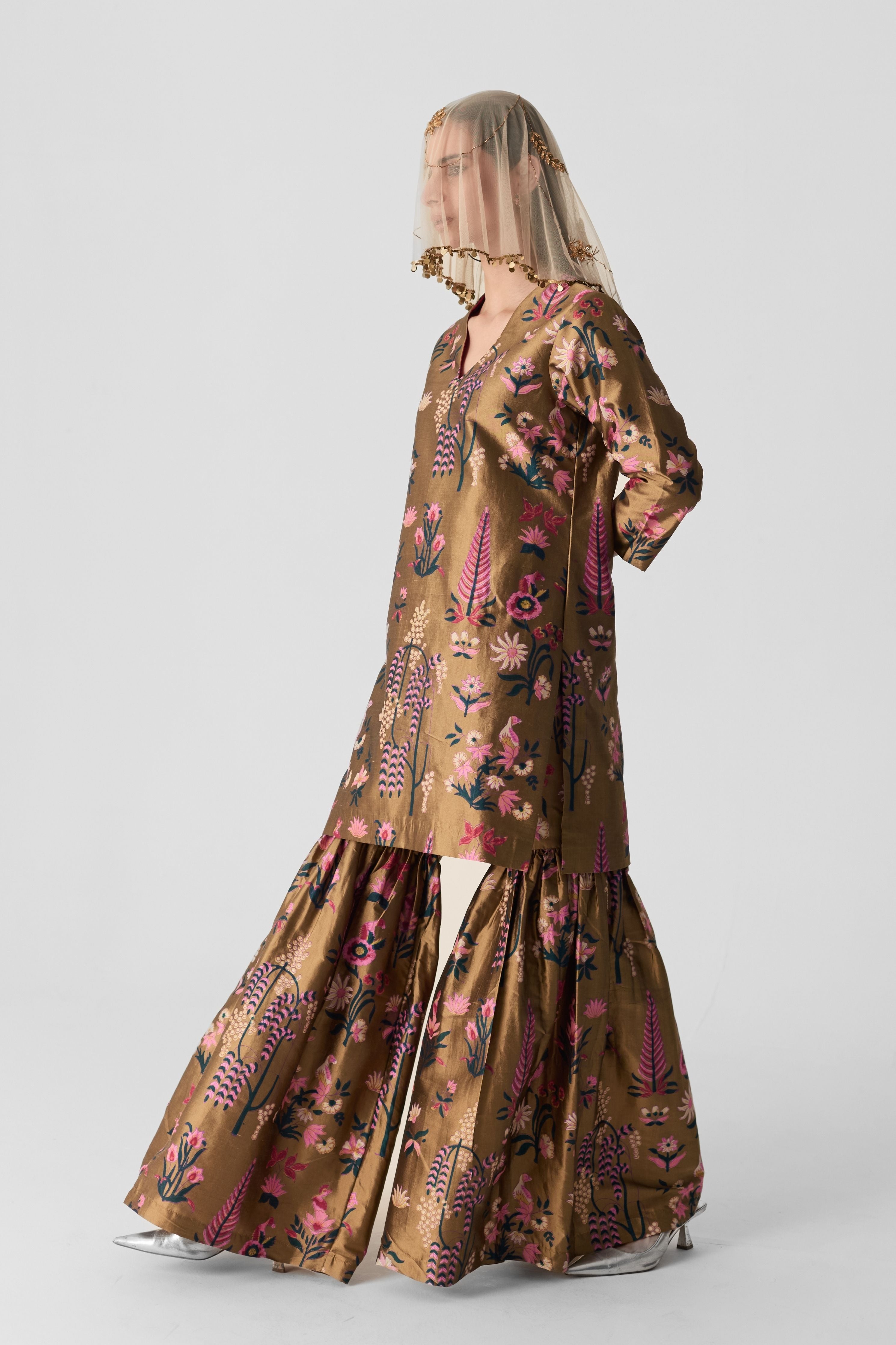 Bahar Sharara Set