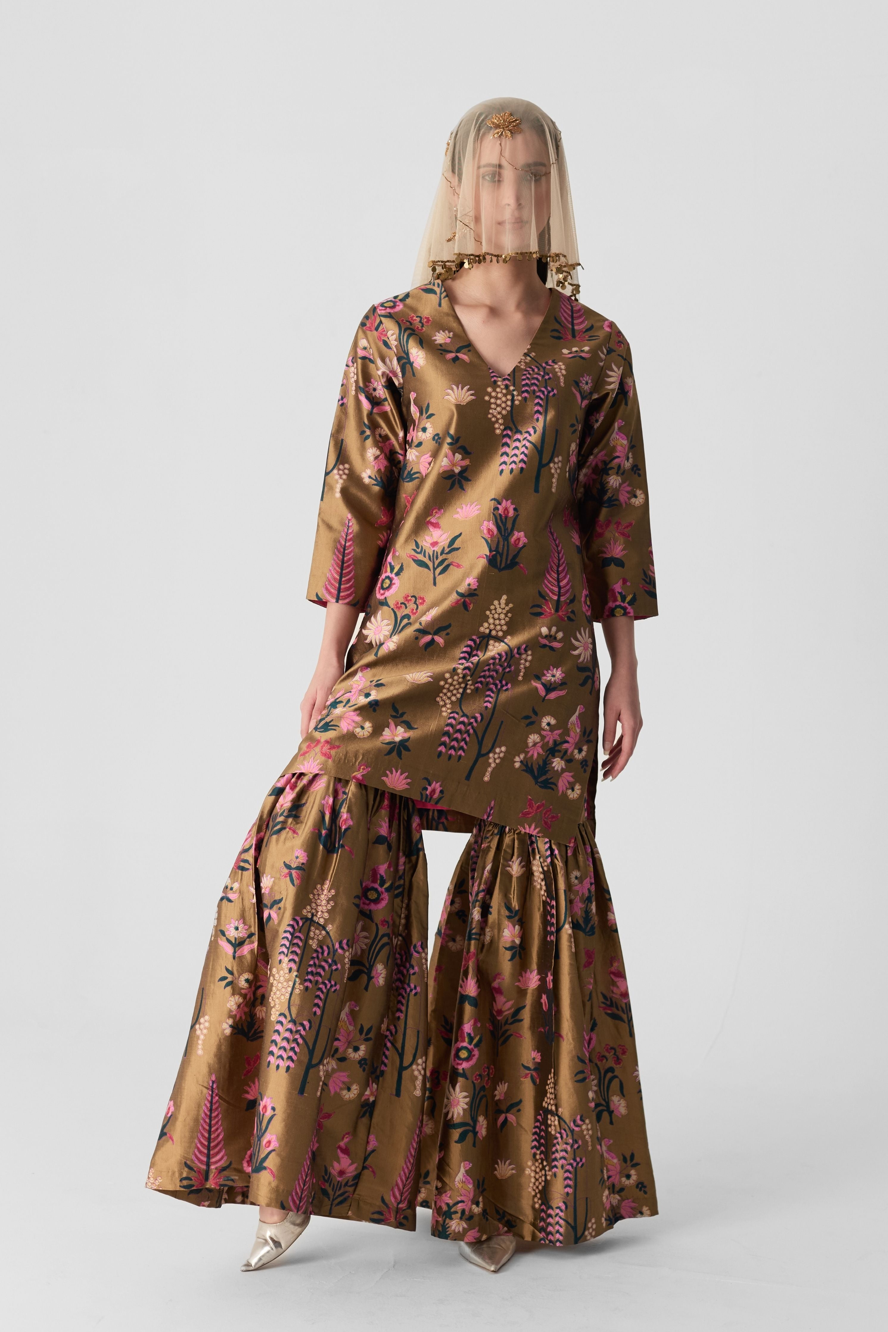 Bahar Sharara Set