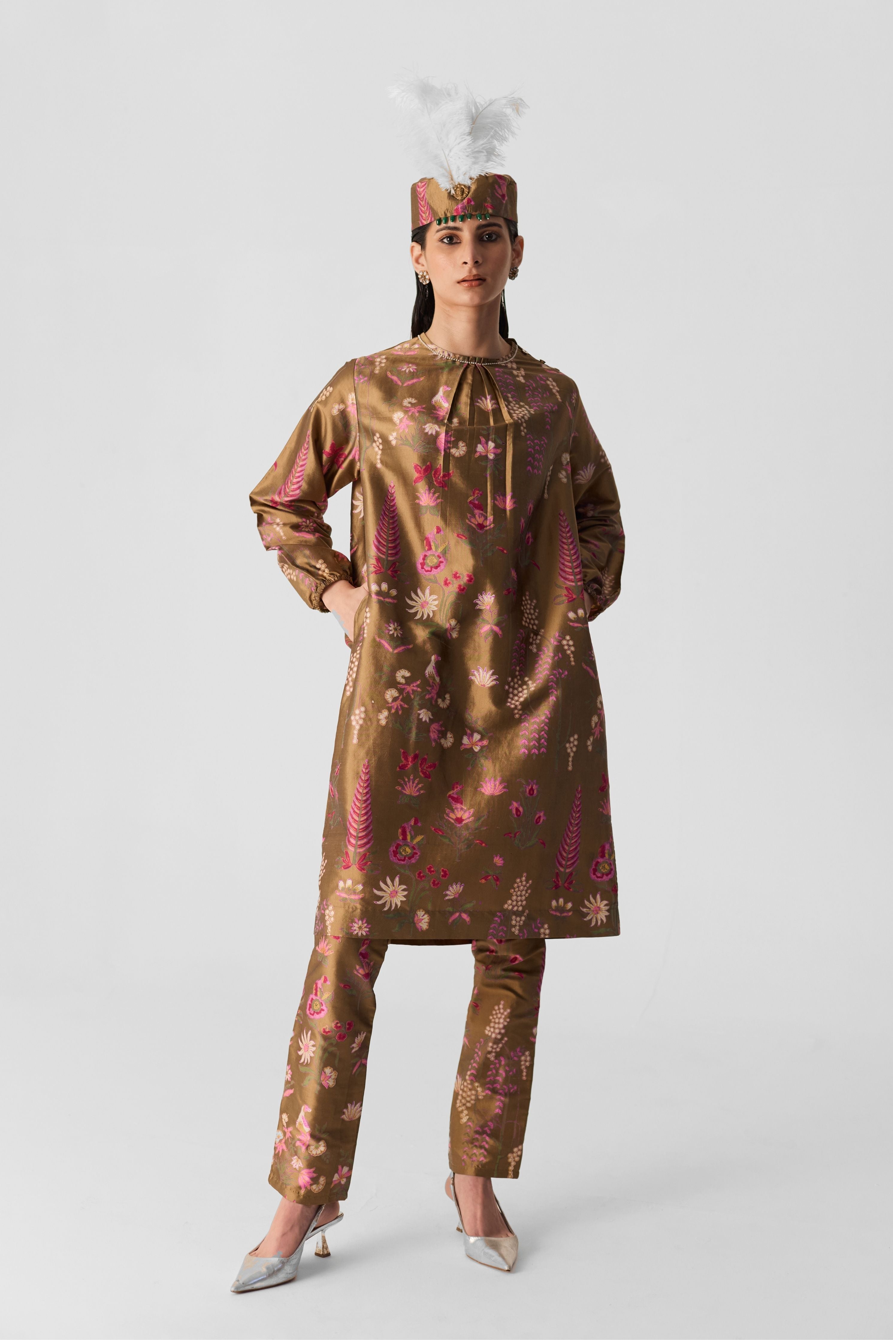 Bahar Pink Kurta Set