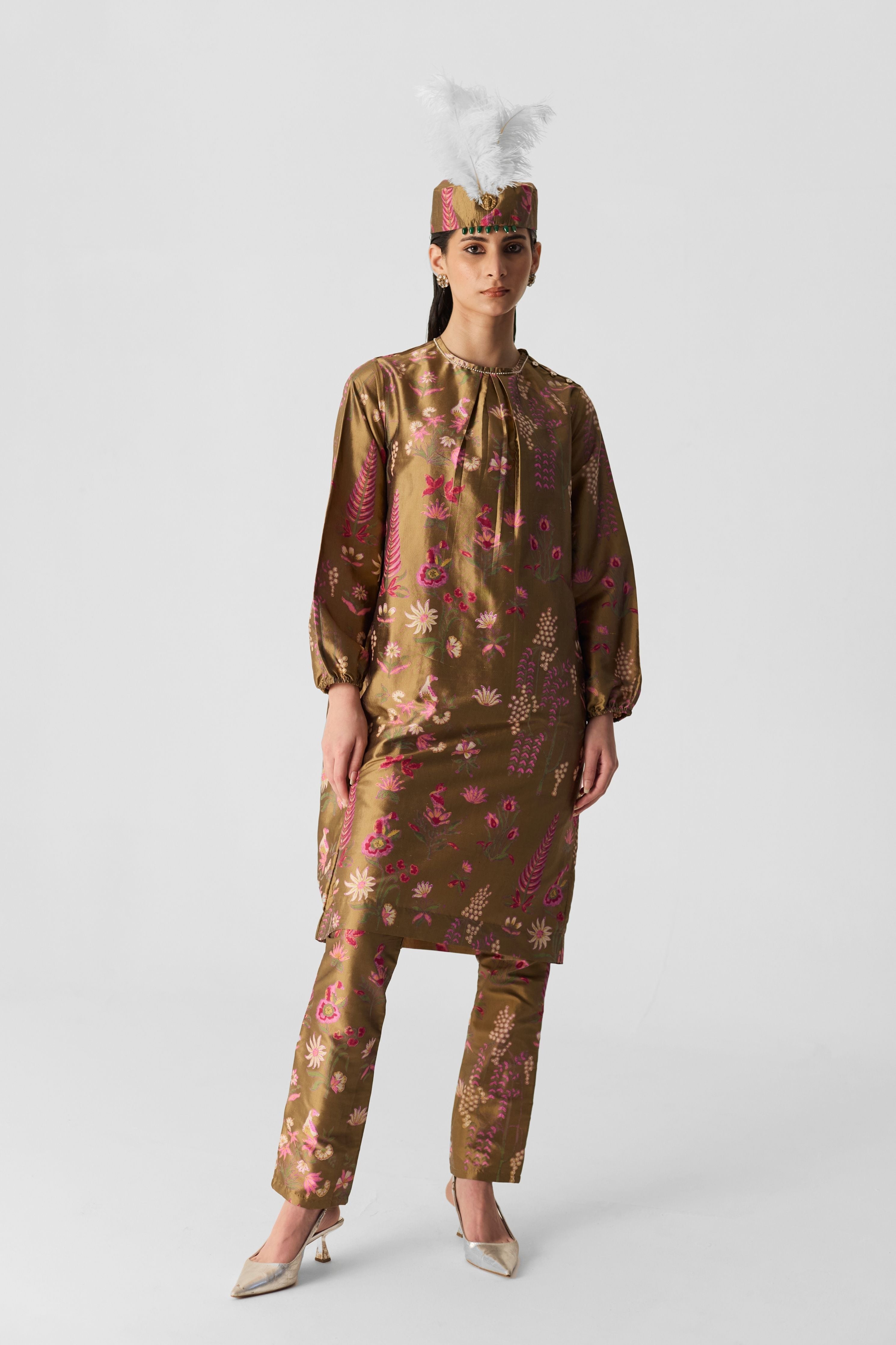 Bahar Pink Kurta Set