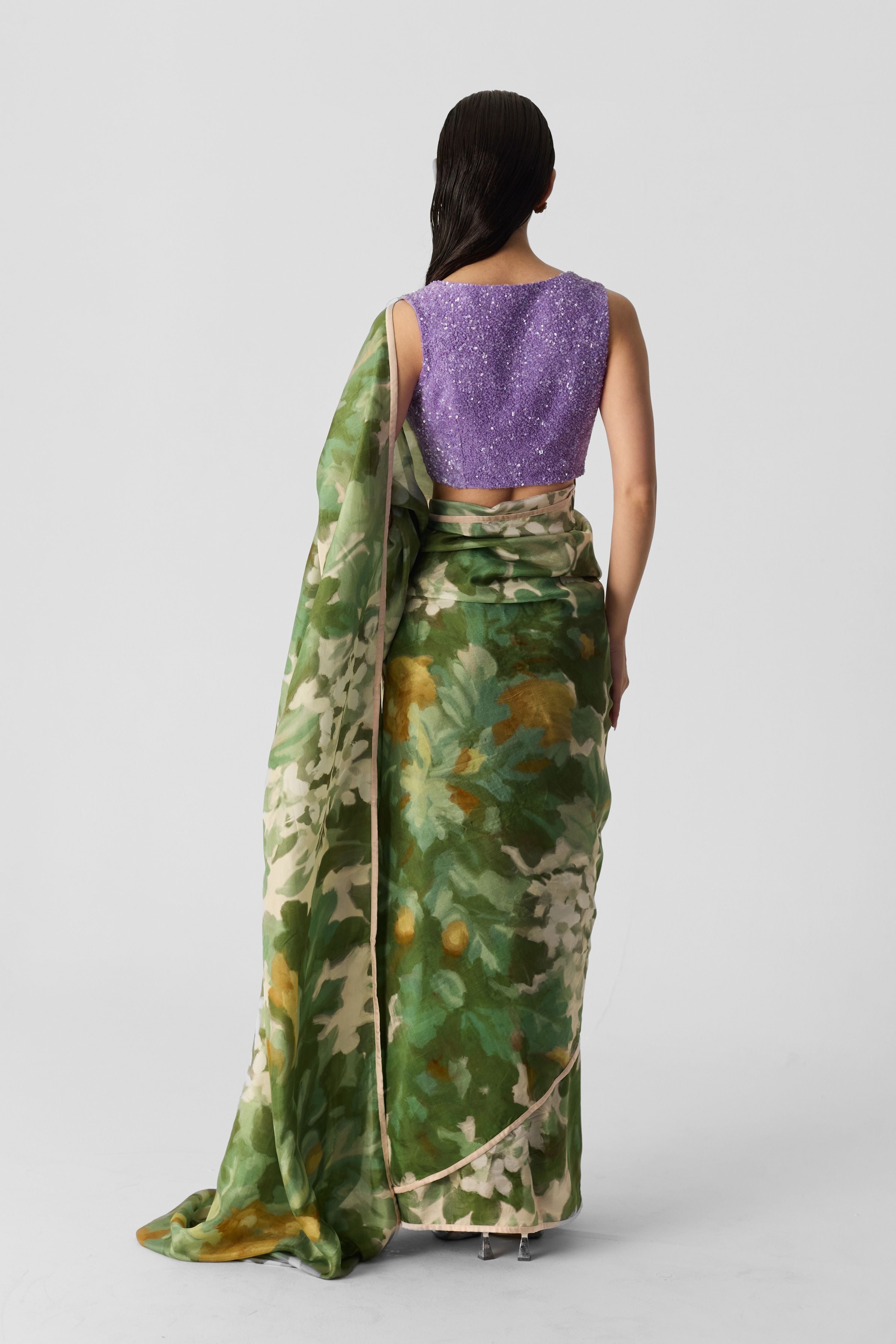 Lilac Embroidered Blouse