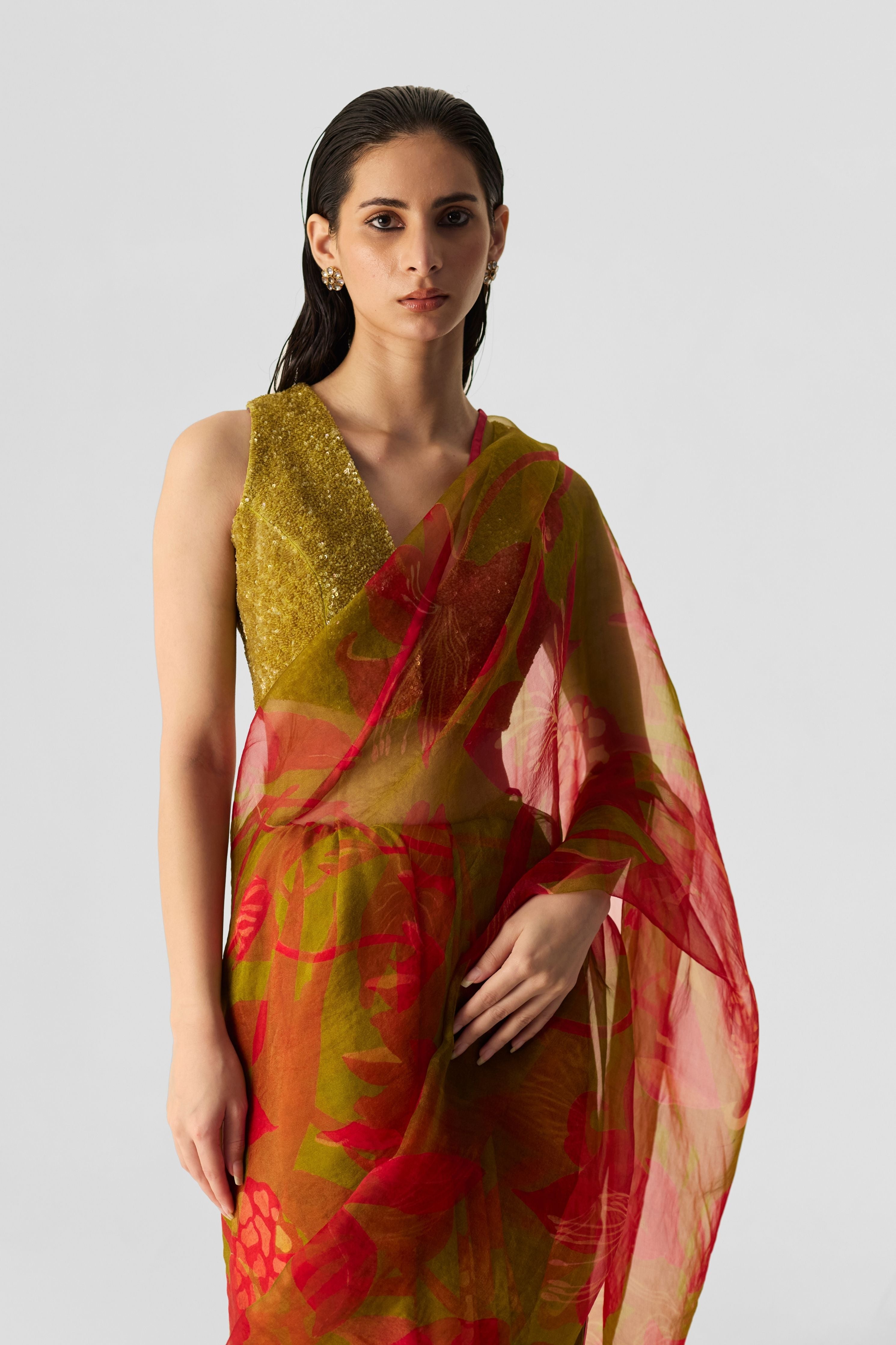 Lian Lime Saree
