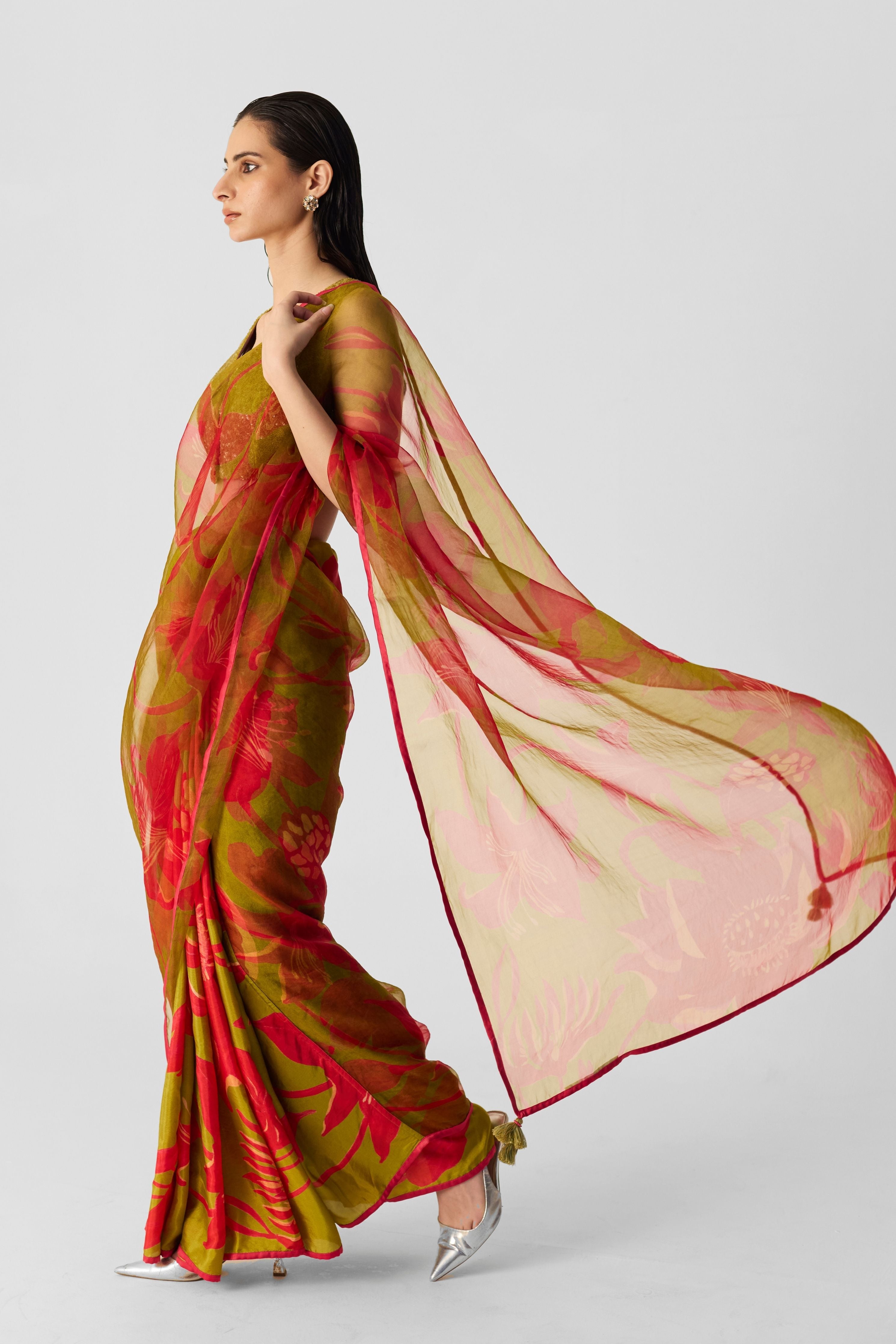 Lian Lime Saree