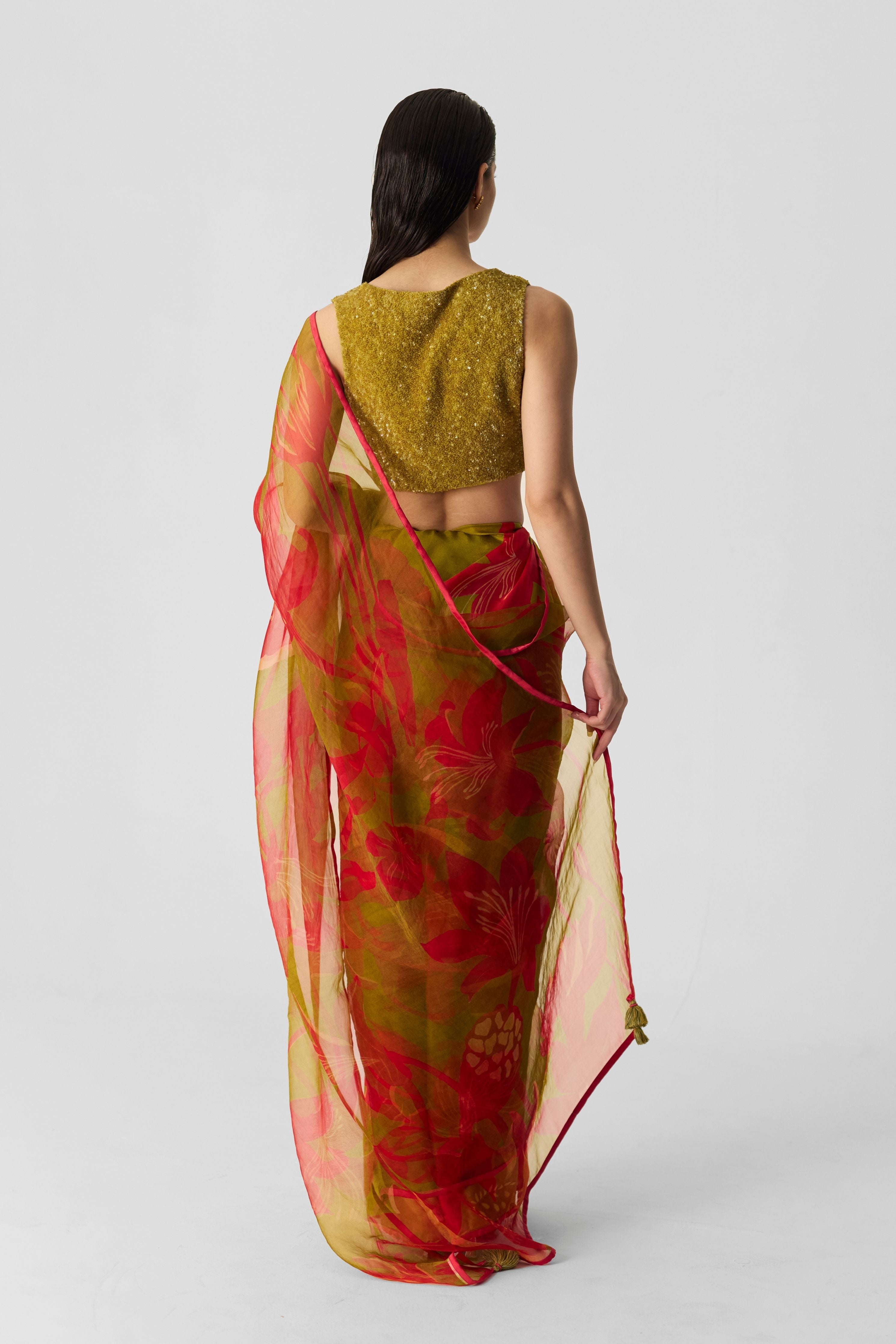 Lian Lime Saree