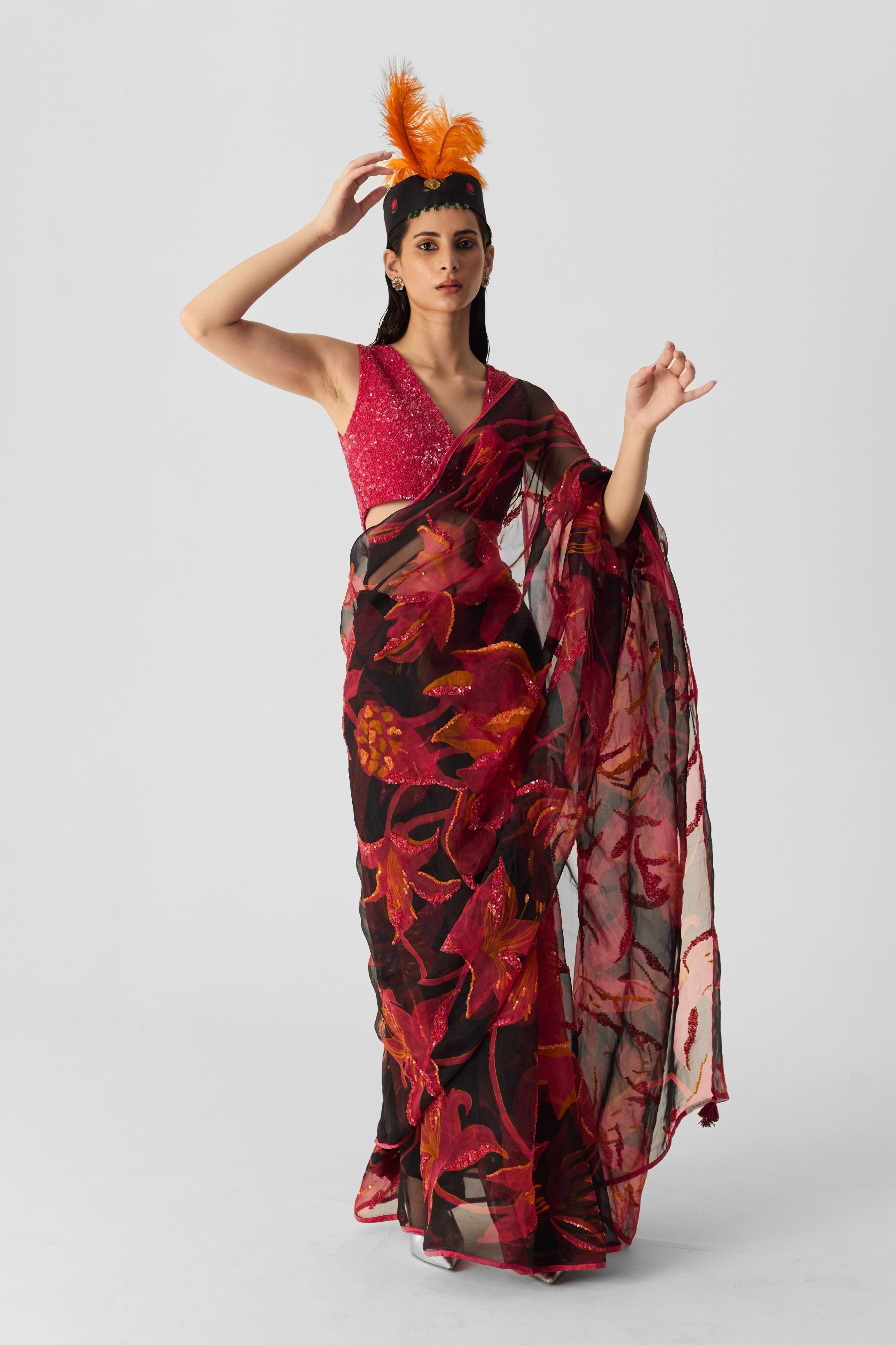 Lian Embroidered Saree