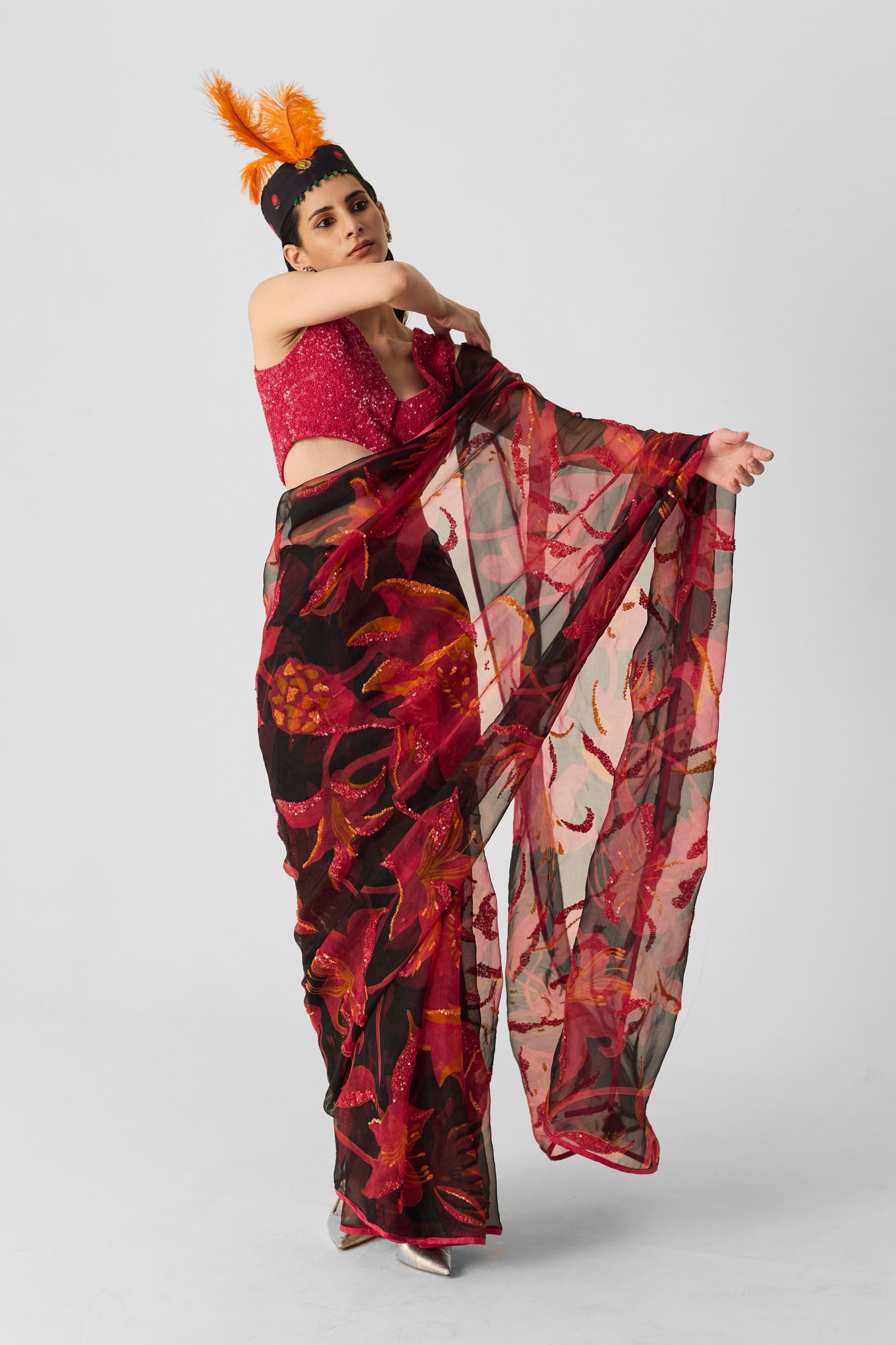 Lian Embroidered Saree