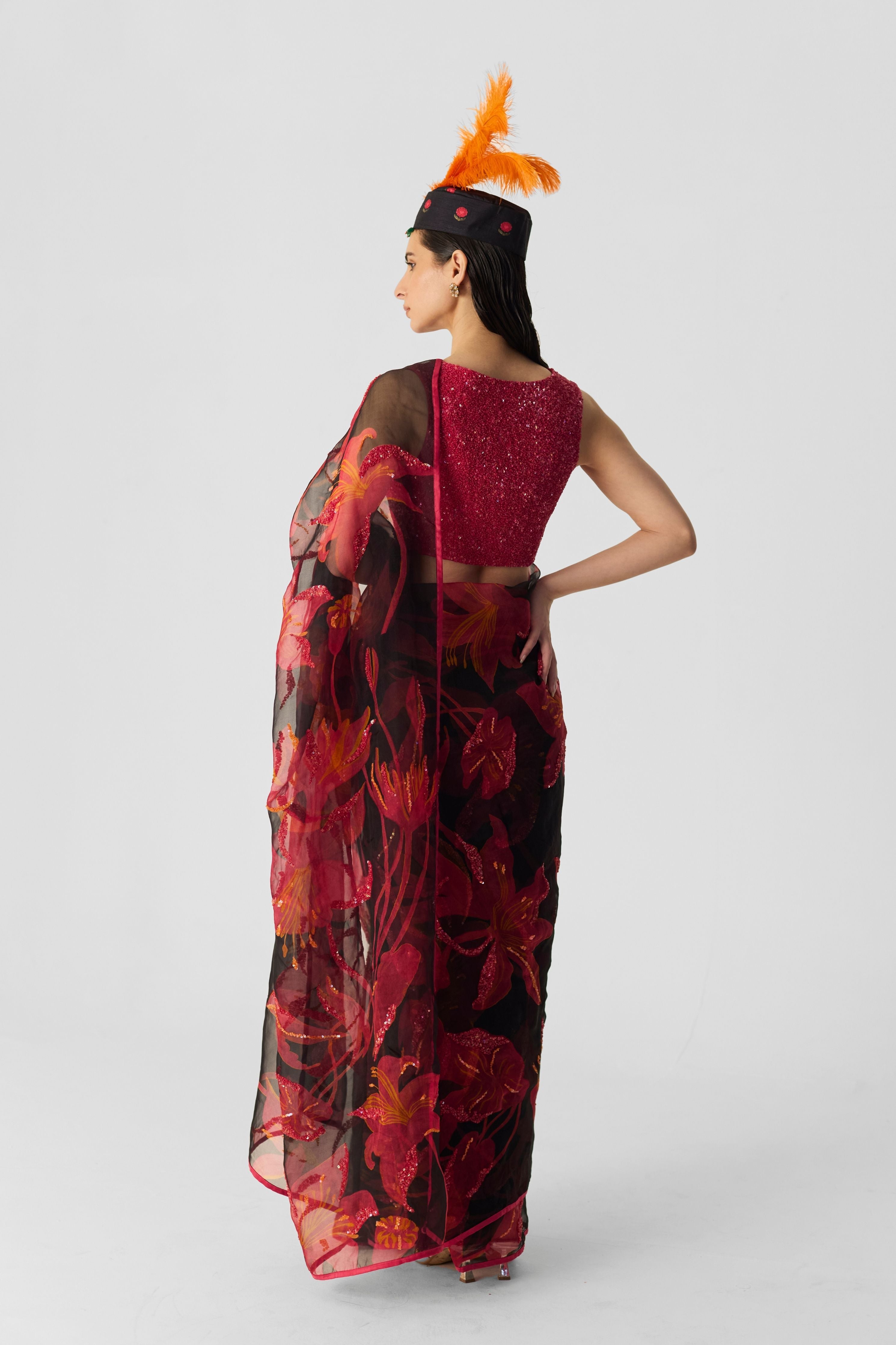 Lian Embroidered Saree