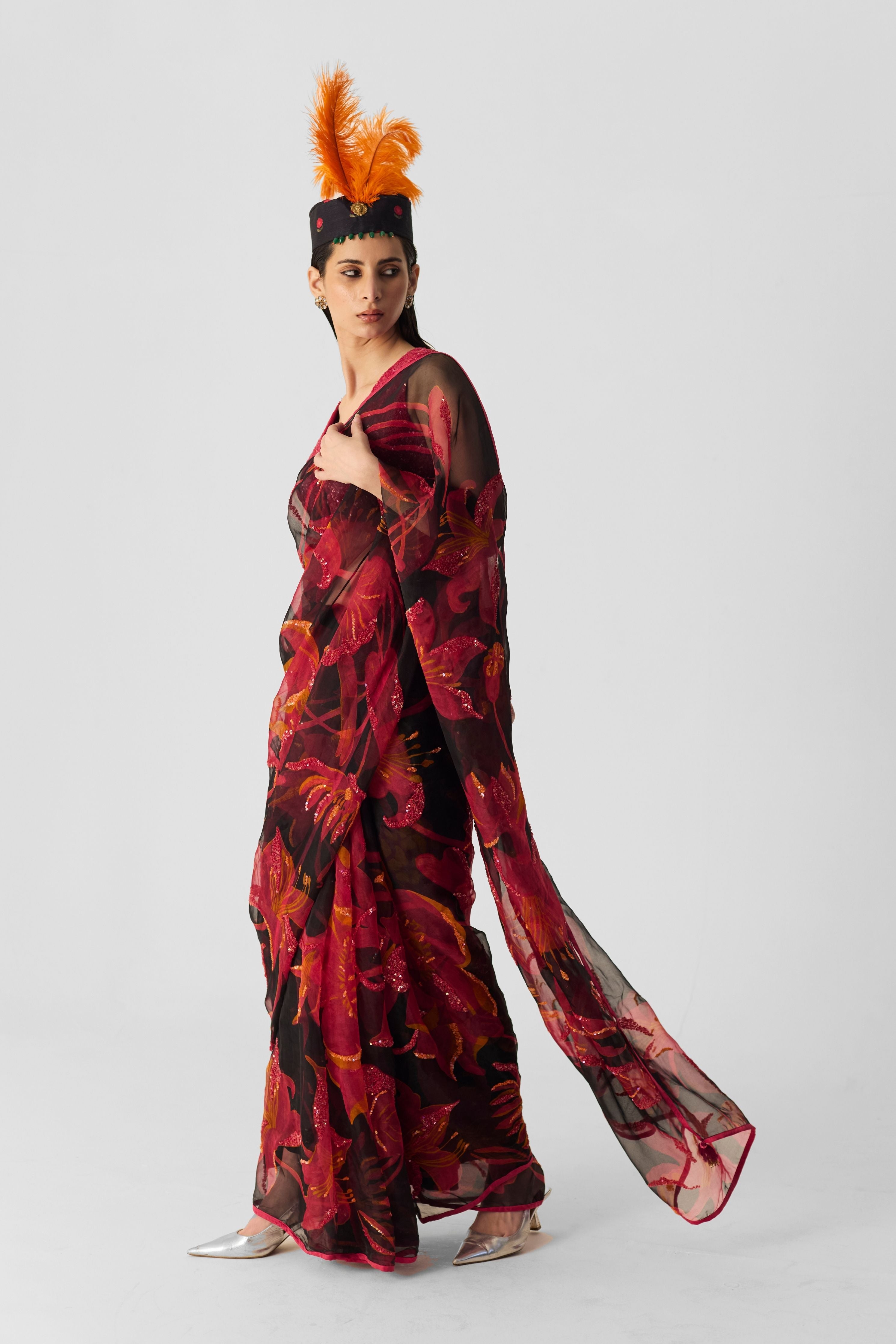 Lian Embroidered Saree