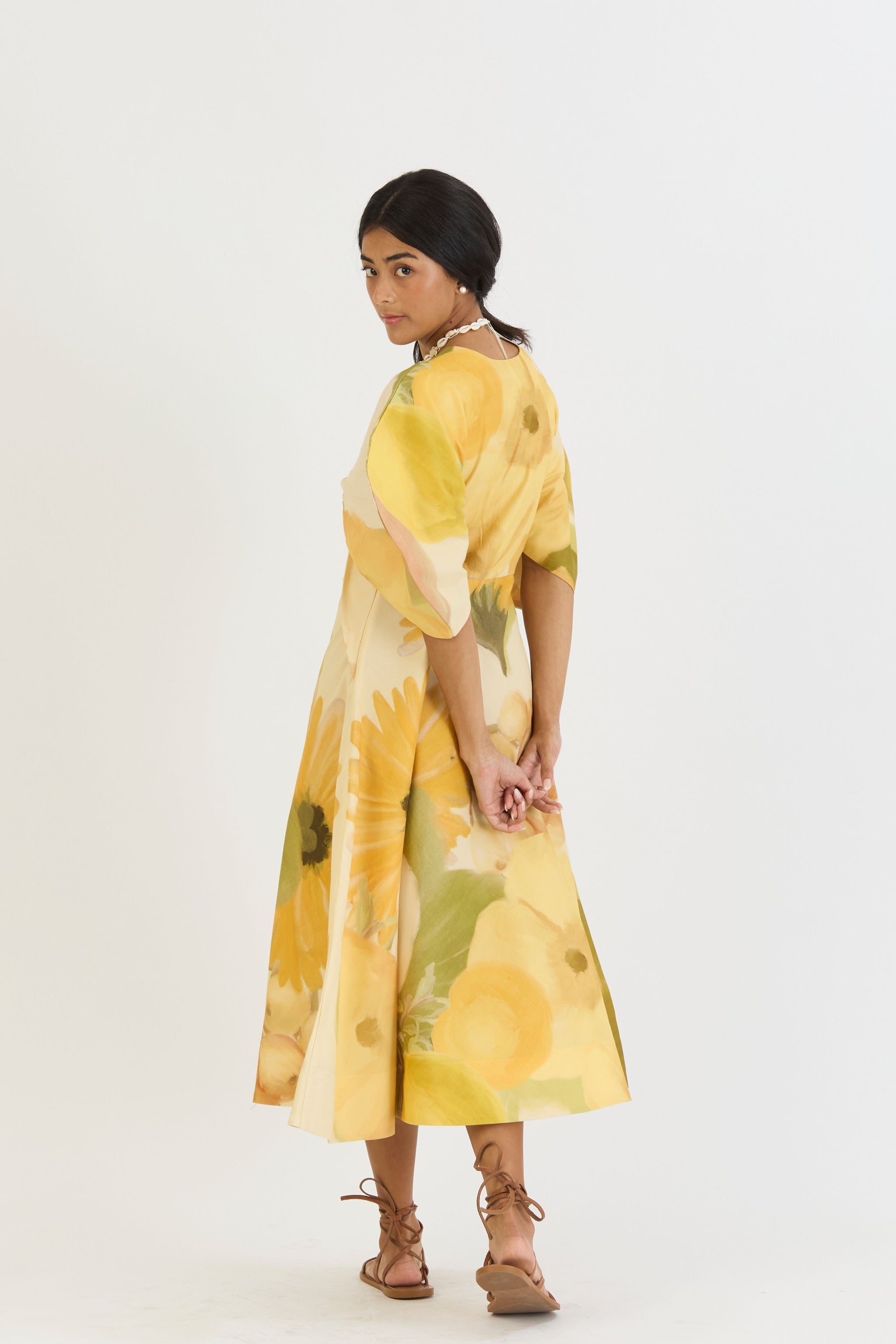 Canary Dress Knotted Dress