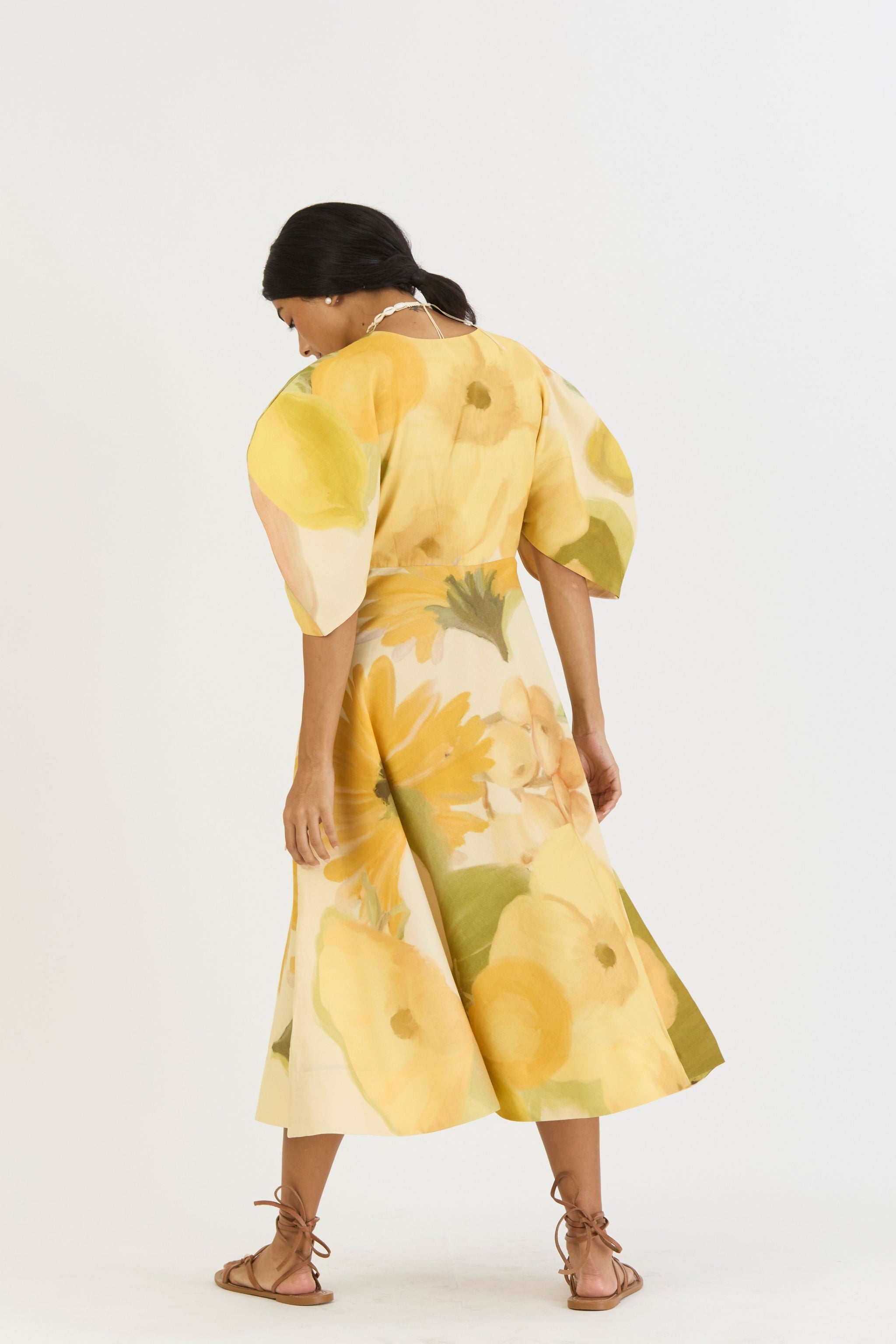 Canary Dress Knotted Dress