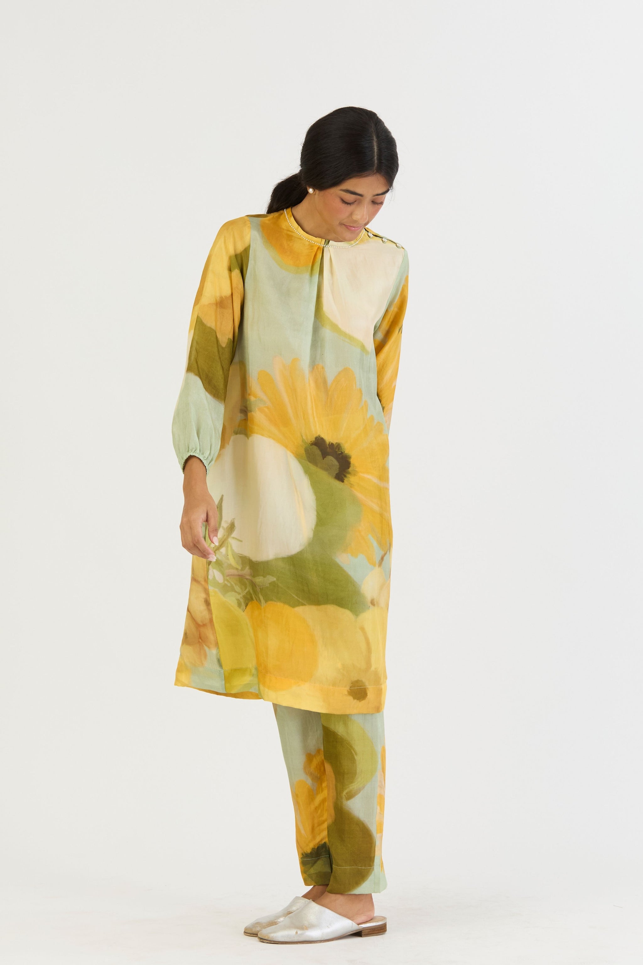 Lemonade Silk Kurta Set