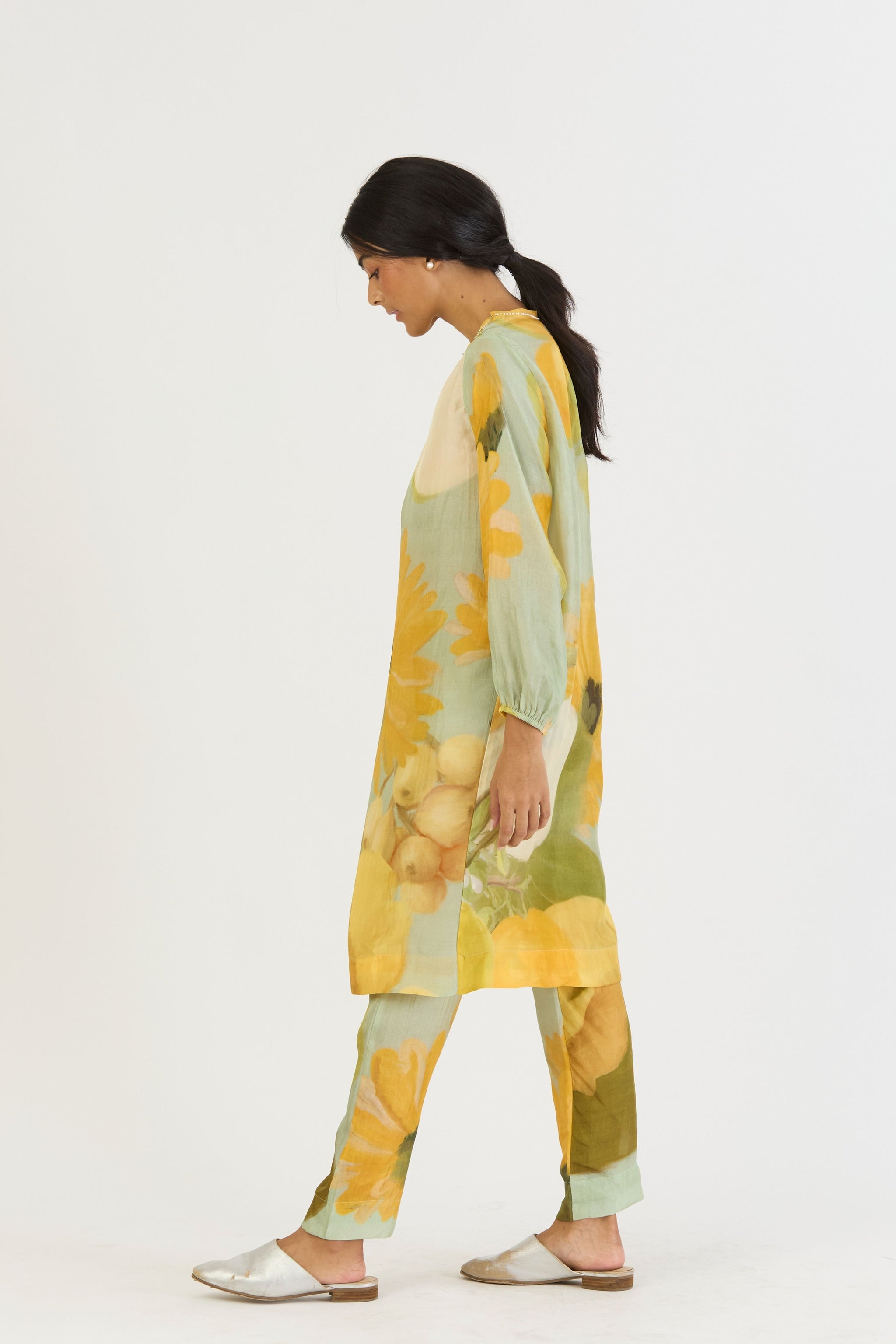 Lemonade Silk Kurta Set