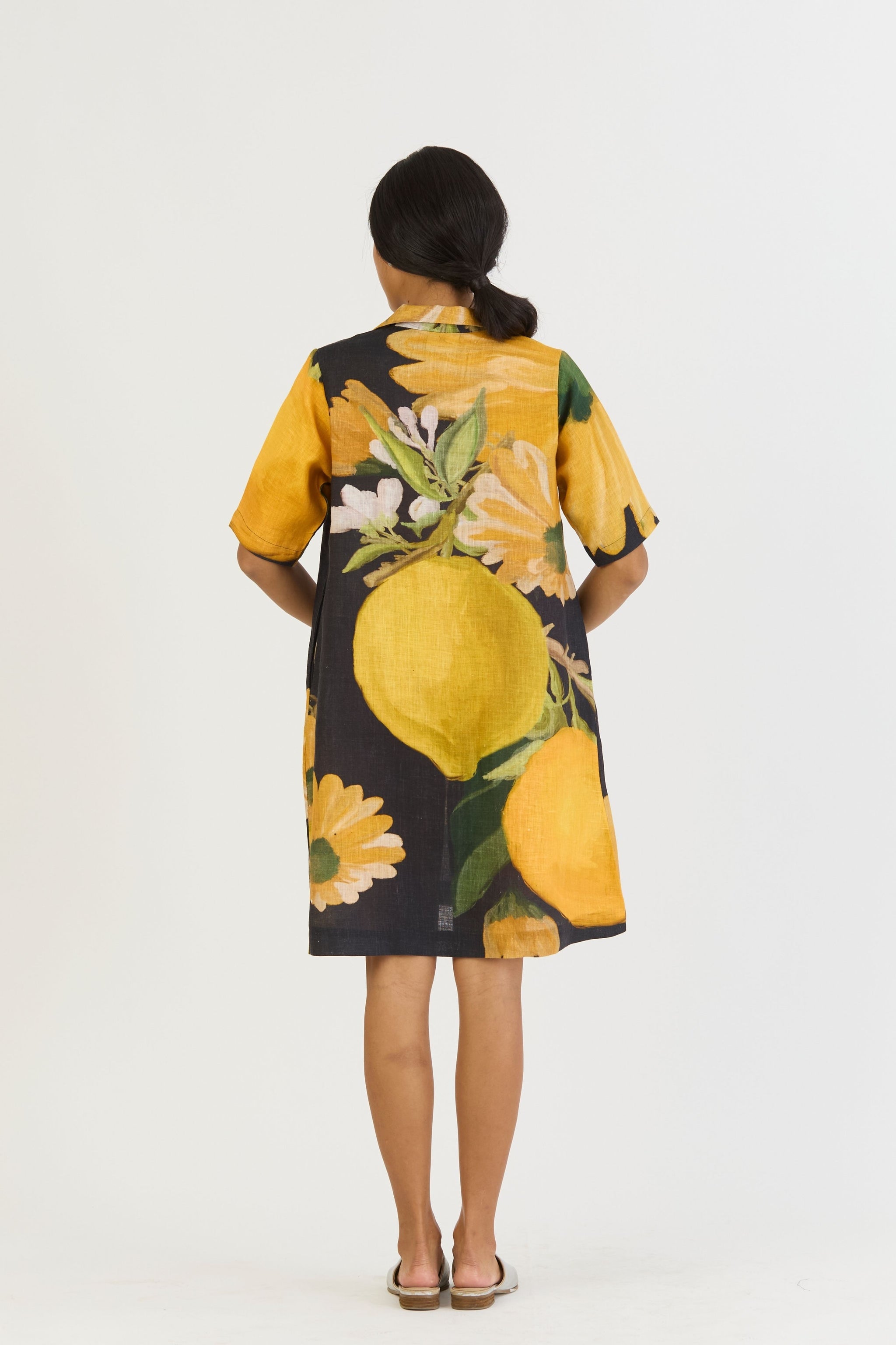 Pomello Short Collared Dress