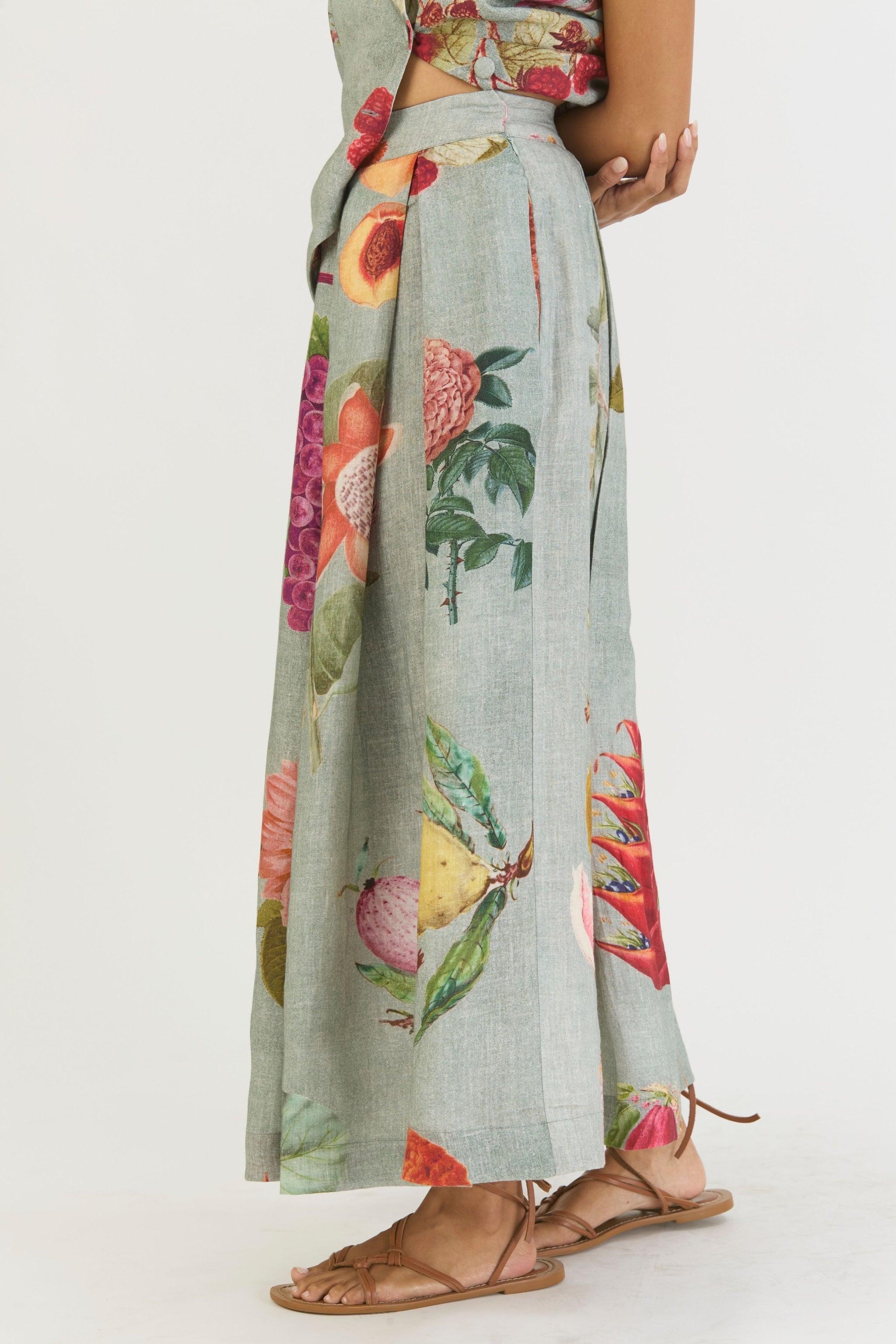 Juniper Waistcoat And Box Pleat Skirt