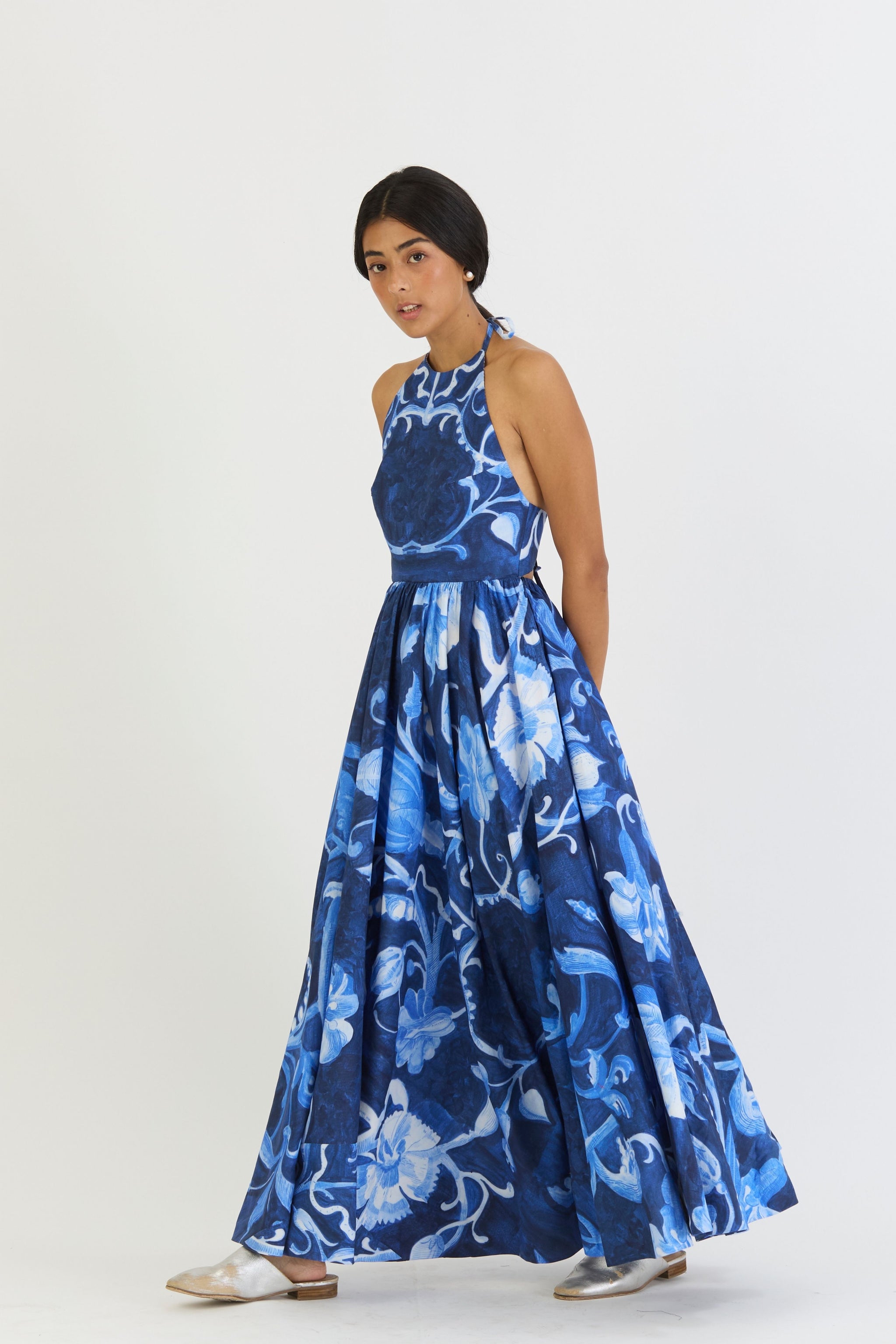 Bilberry Halter Neck Dress