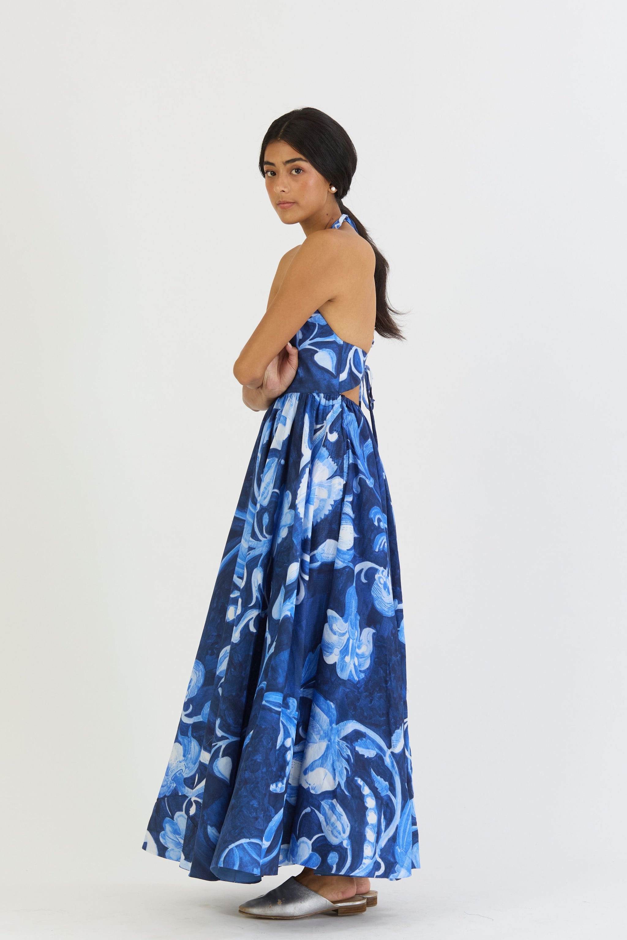 Bilberry Halter Neck Dress