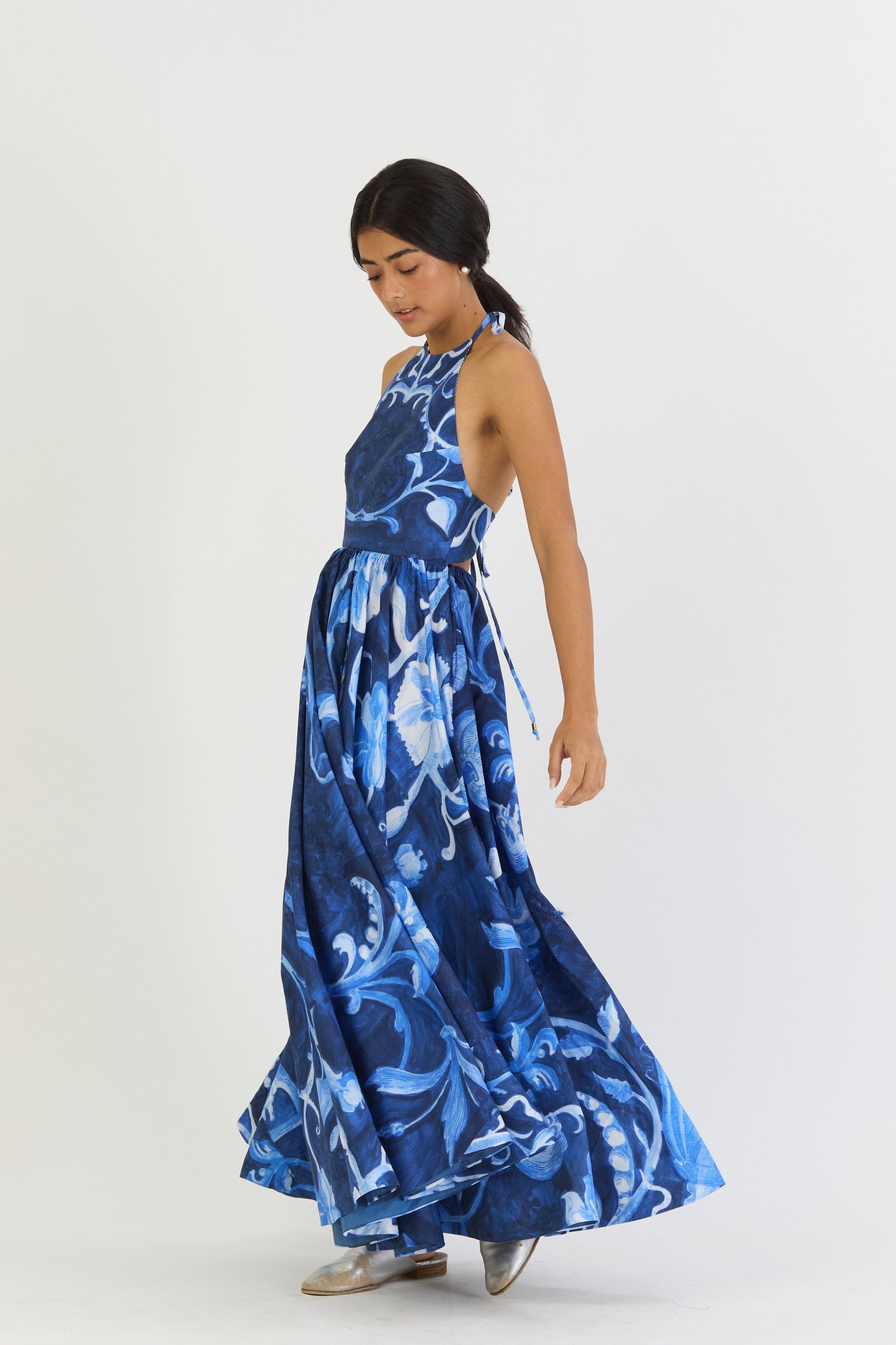 Bilberry Halter Neck Dress