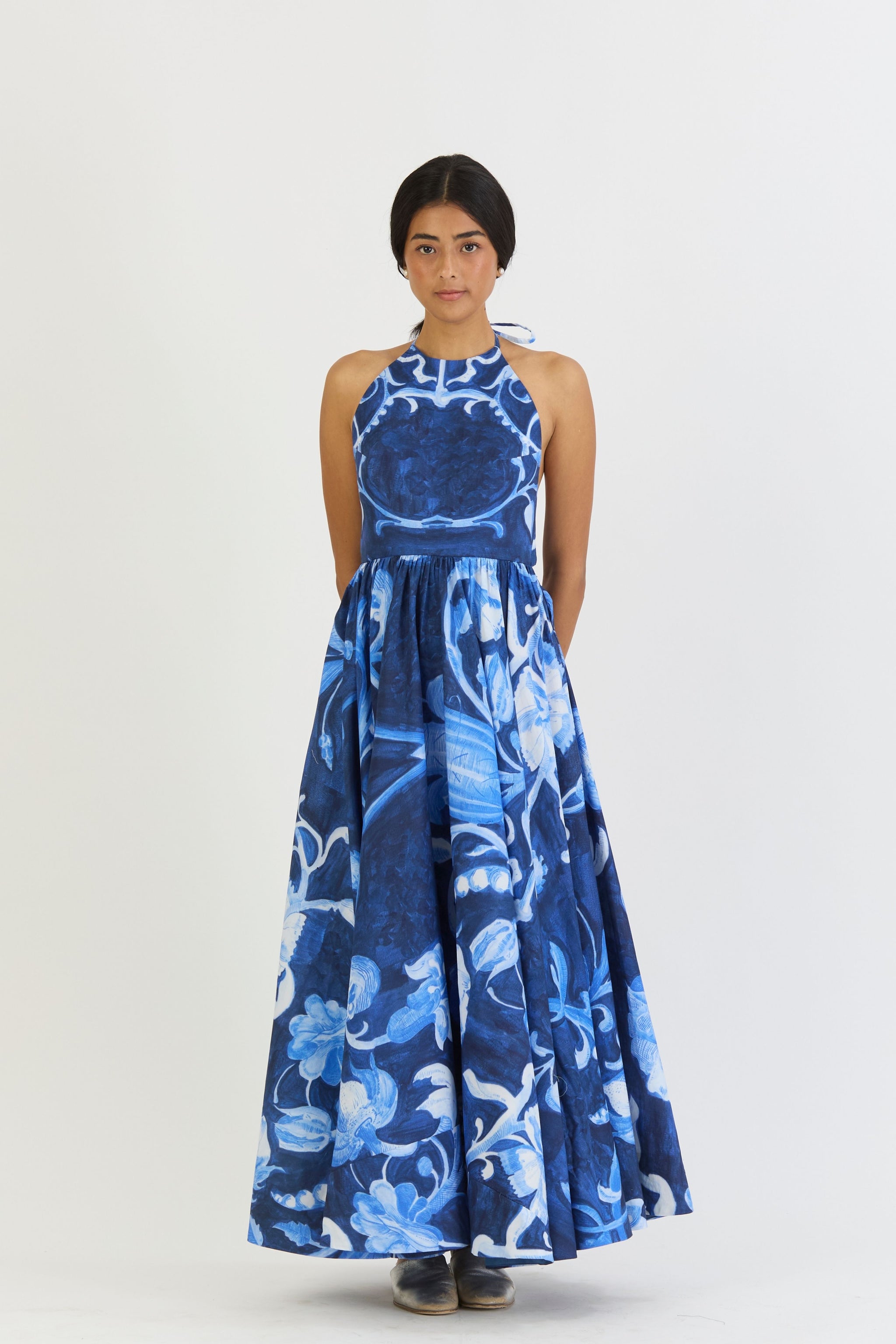 Bilberry Halter Neck Dress