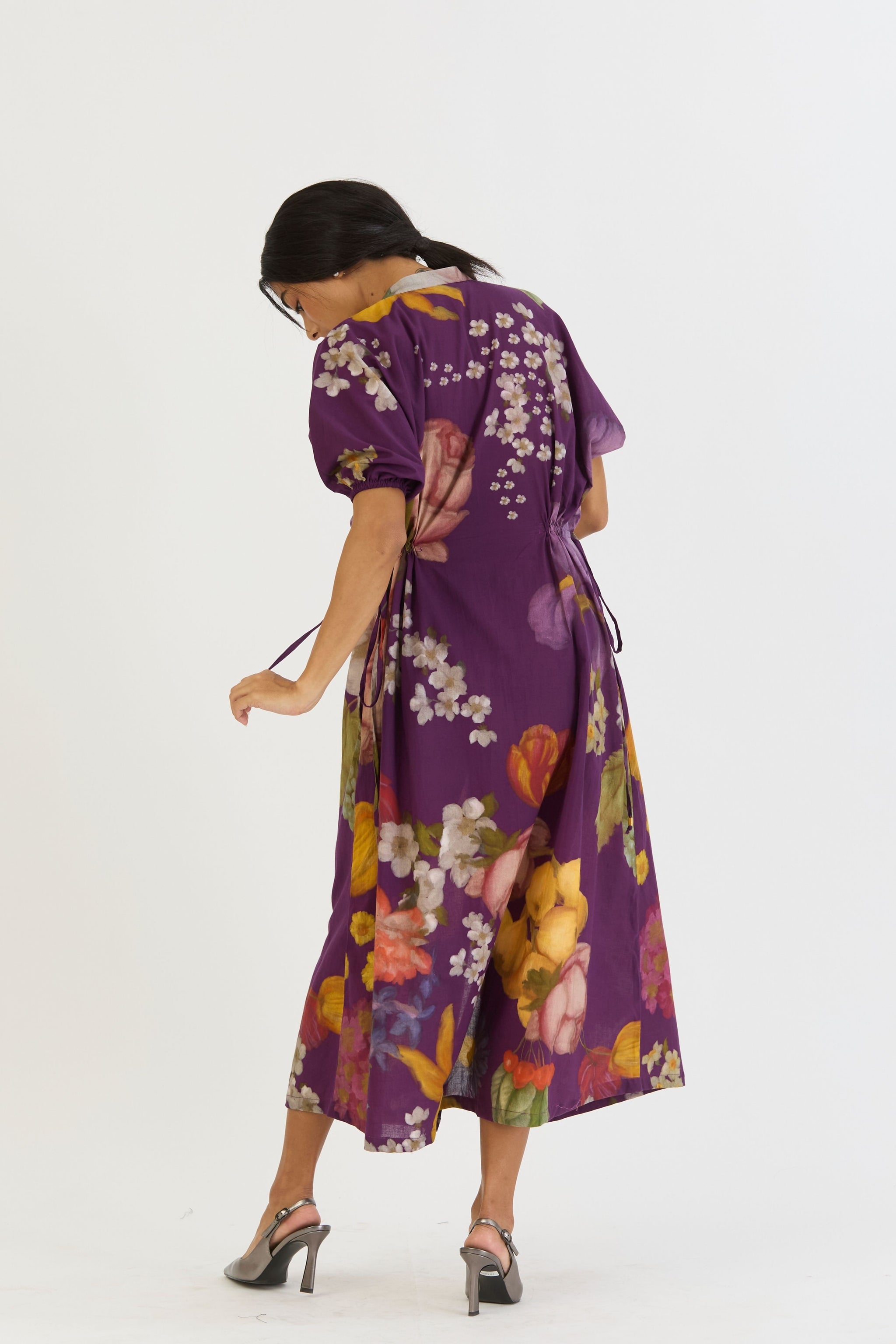 Jamun Side Tie Up Dress