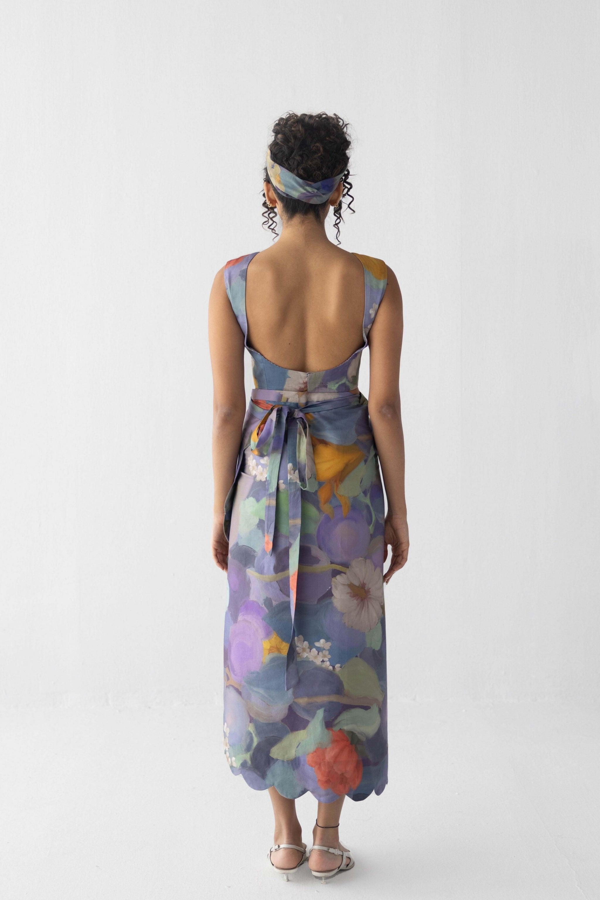 Blueberry Scallop Skirt & Top