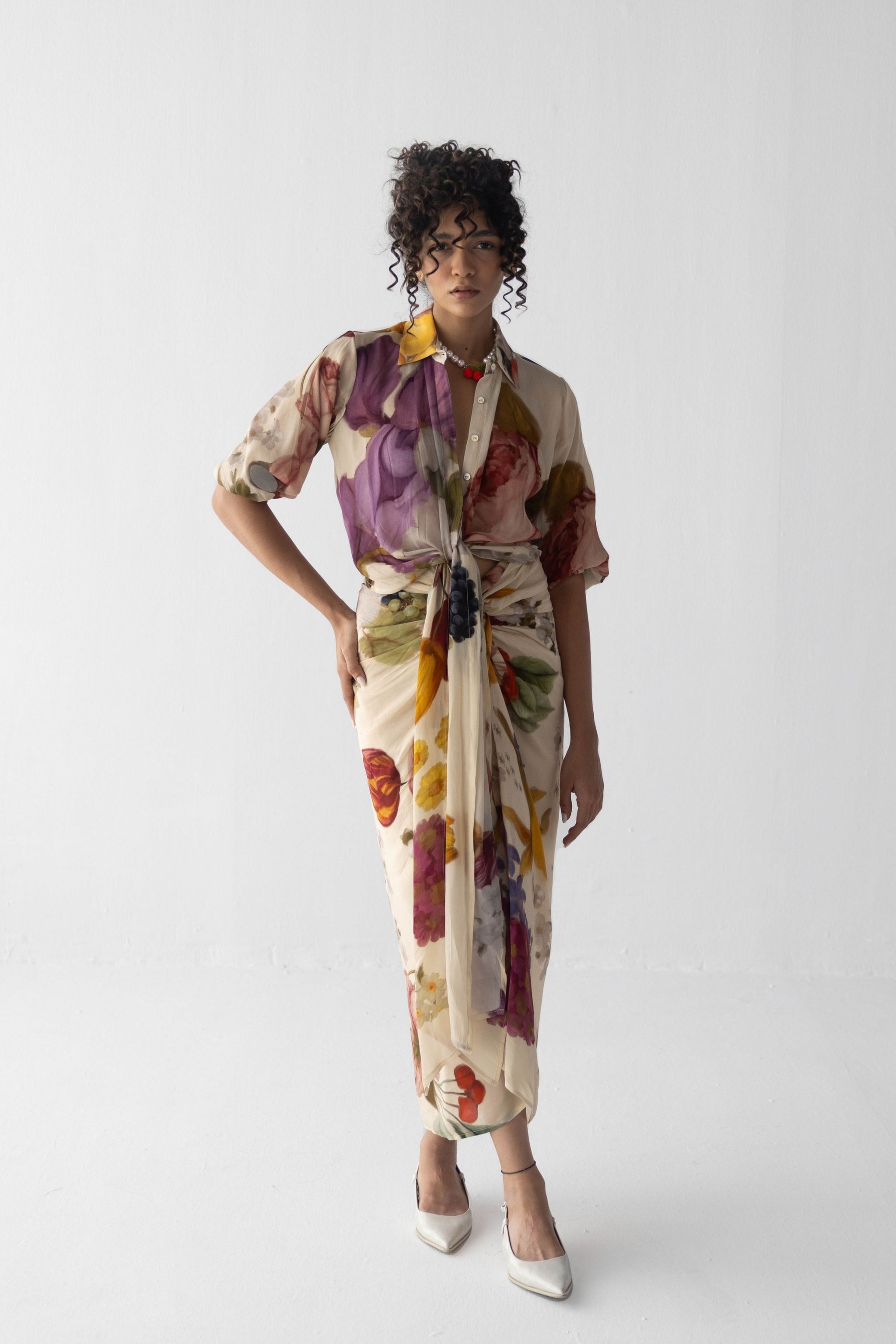 Cherimoya Skirt & Shirt Set