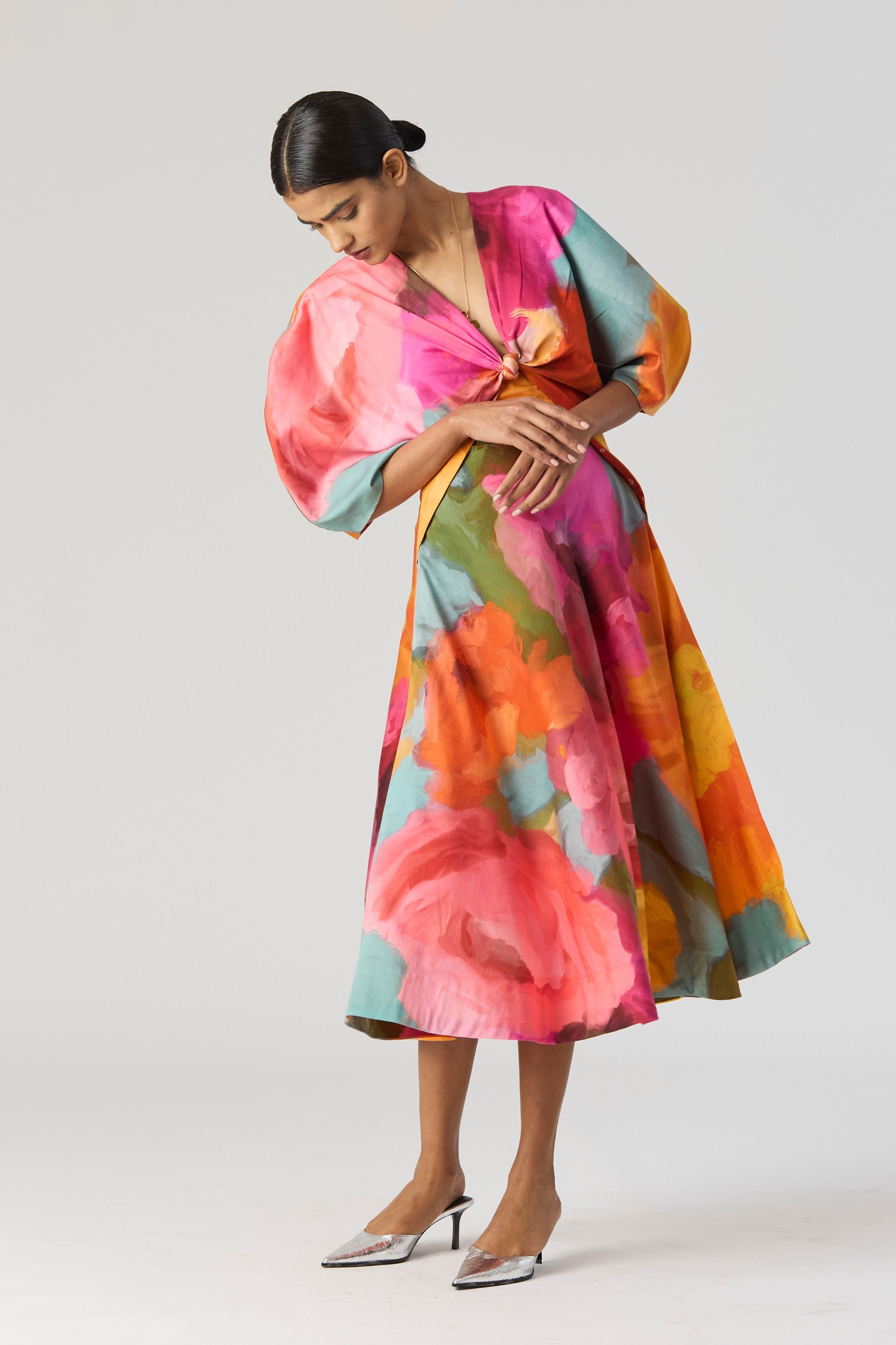 Veronica Front Knotted Dress