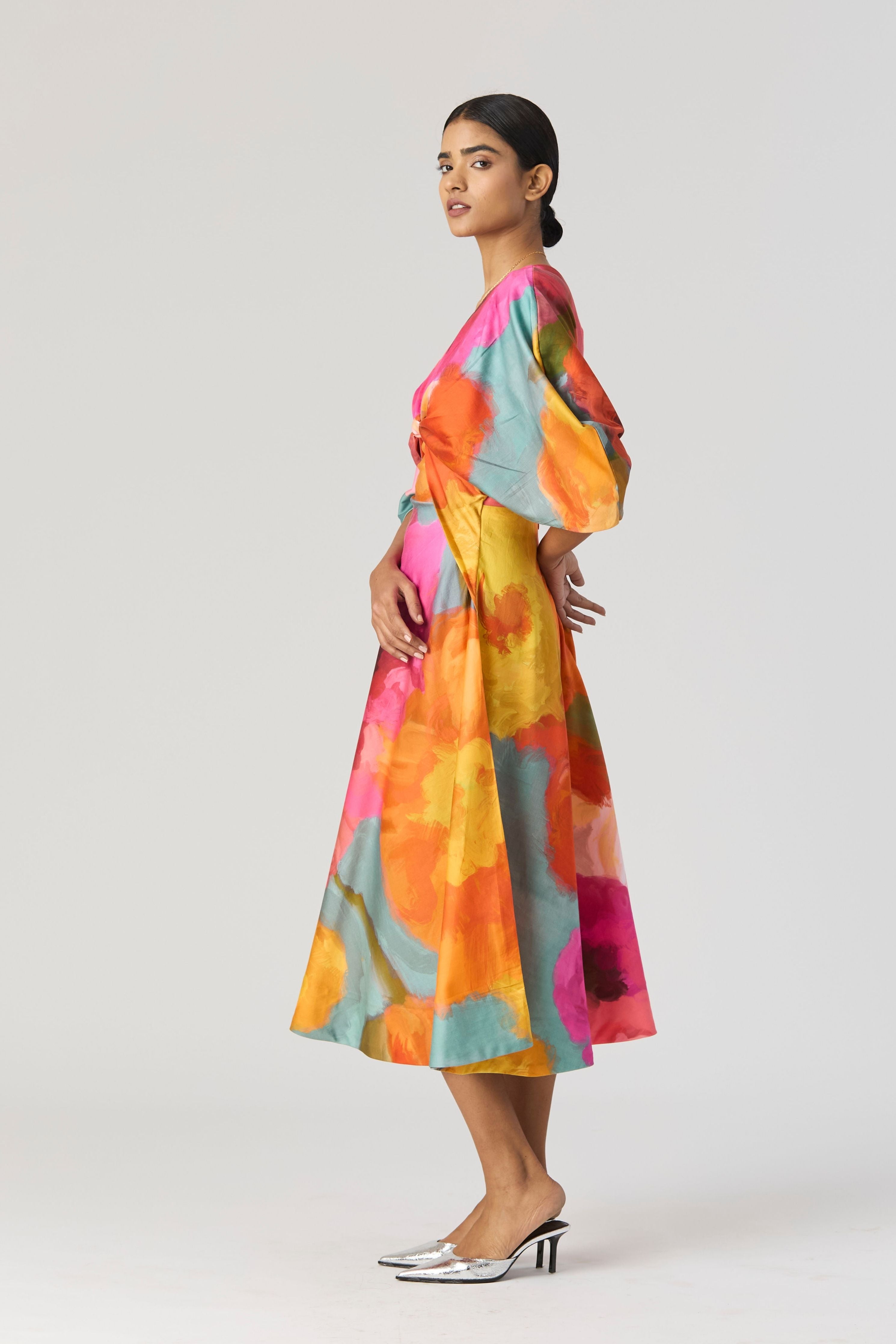 Veronica Front Knotted Dress