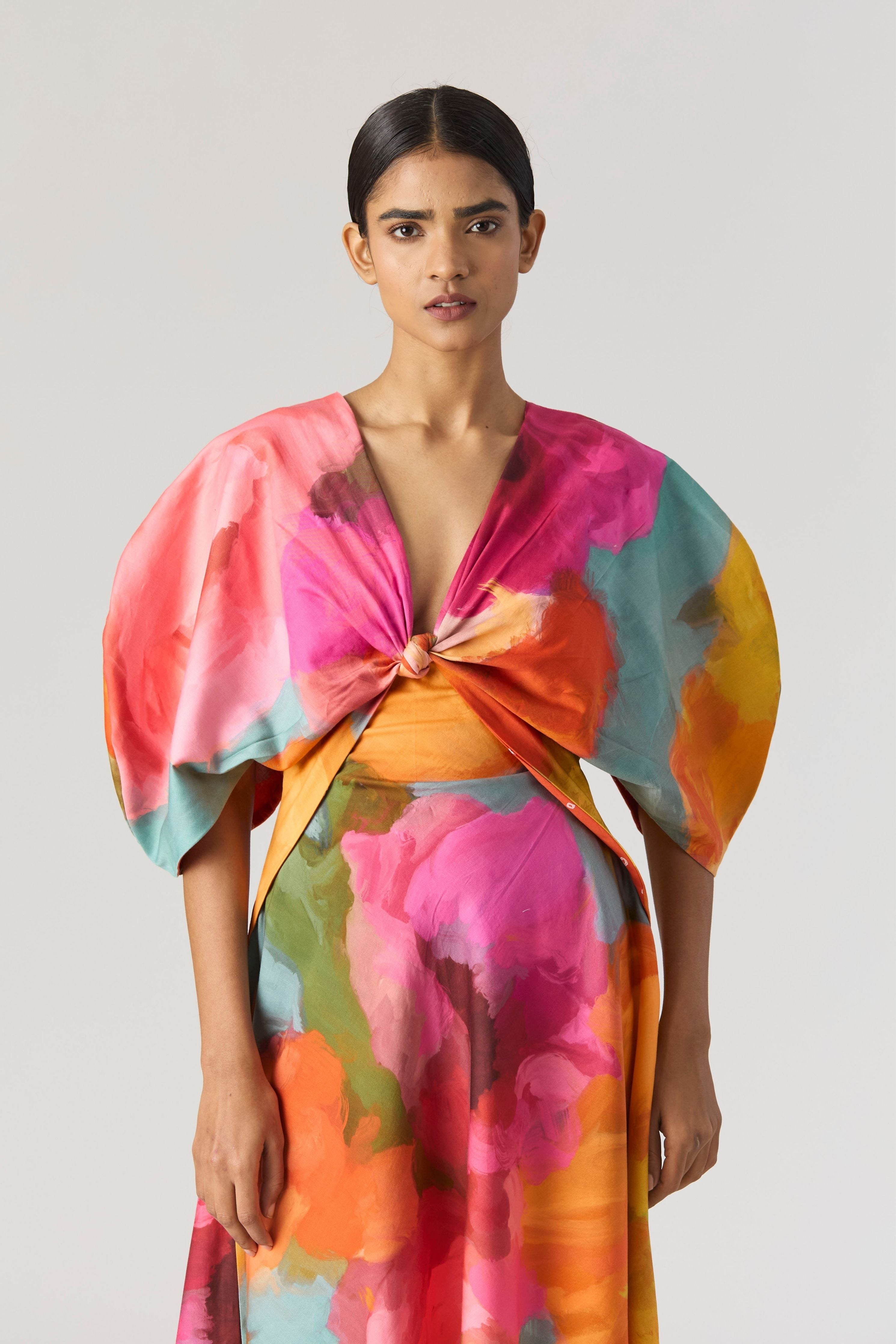Veronica Front Knotted Dress
