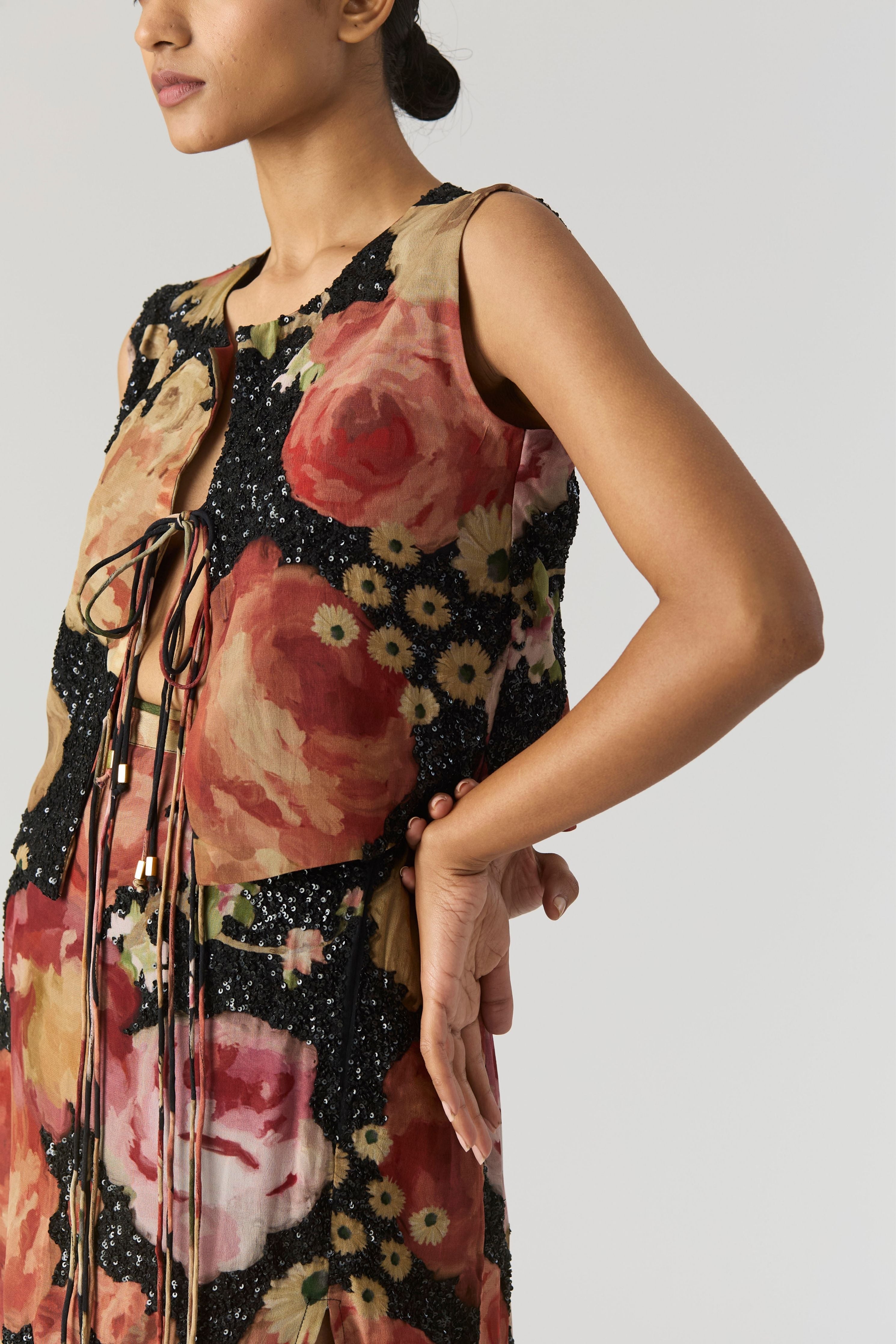 Rosalia Embroidered Top & Skirt